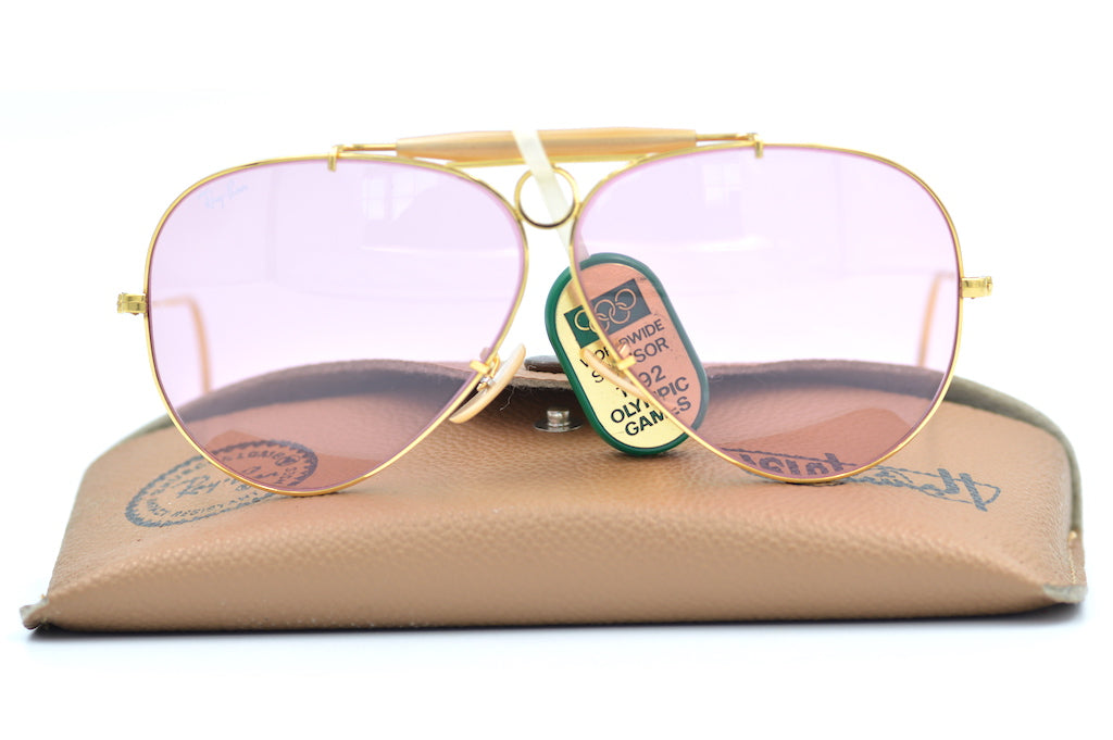 RayBan Shooter Pink Changeables Sunglasses - Polarized Aviator Style for Men & Women - Perfect for Driving, Outdoor Sports & Fashion Accessories