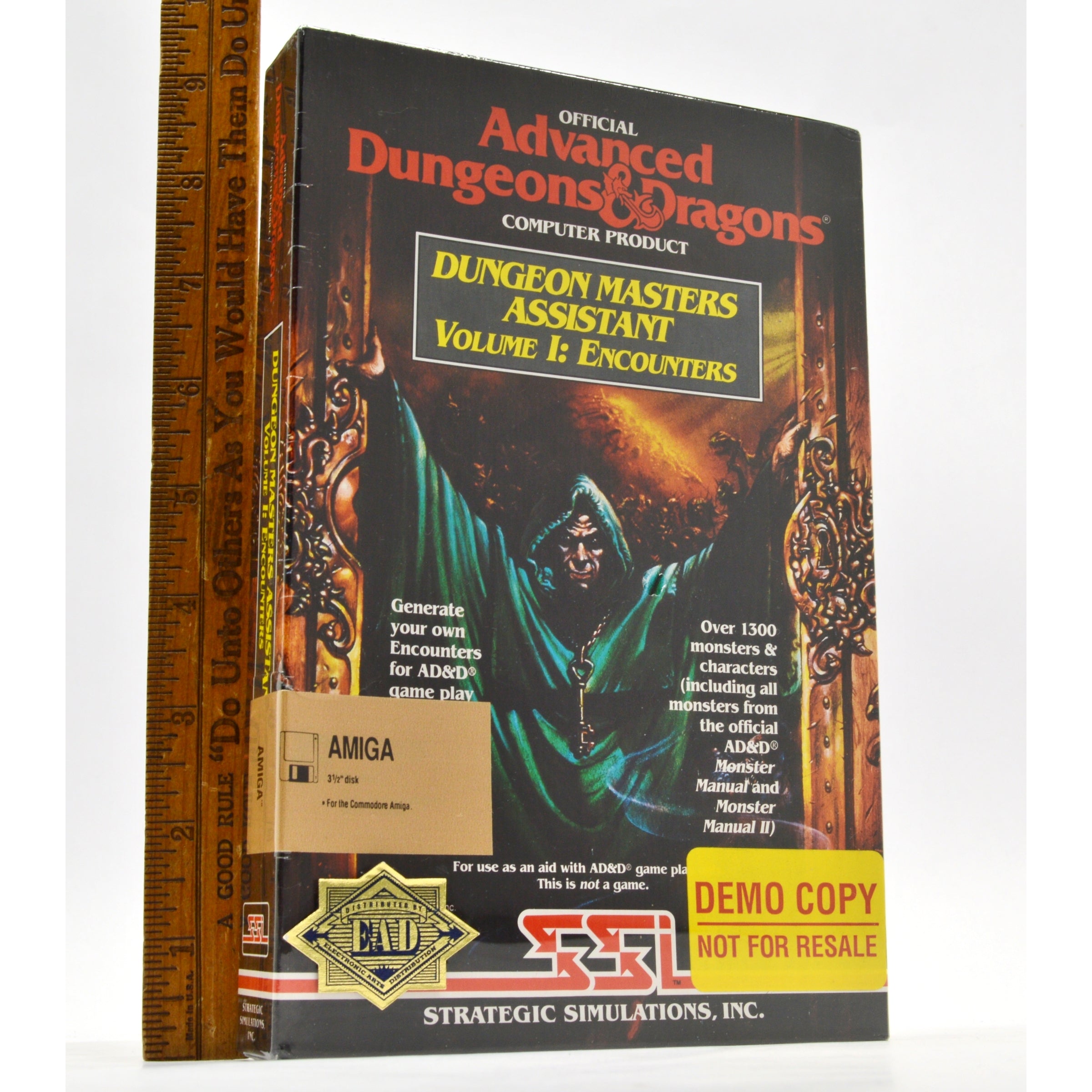 New & Rare COMMODORE AMIGA Sealed Dungeons & Dragons Game Volume I: Encounters Demo Copy - Perfect for Retro Gaming Collectors & D&D Fans
