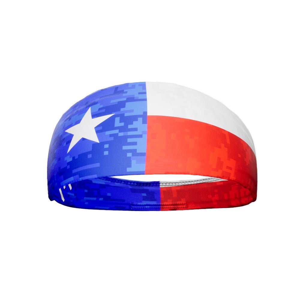 Texas Flag Headband - Patriotic Hair Accessory for Women & Men - Perfect for Rodeos, 4th of July, Football Games & Country Concerts