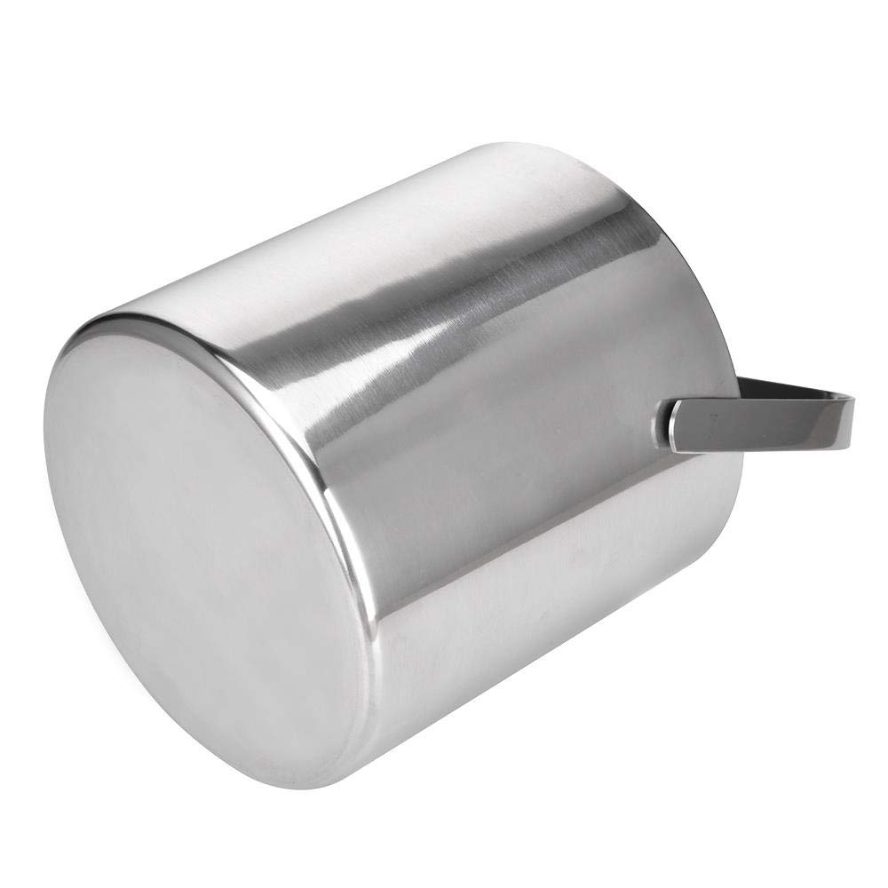 Premium Stainless Steel Ice Cube Container - 1.3L Double Walled Insulated Ice Bucket with Tongs, Lid & Metal Scoop - Perfect for Cocktails, Parties & Home Bar Accessories
