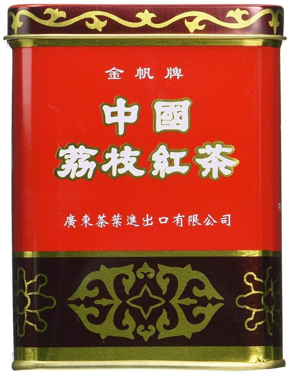 Premium Guangdong Lychee Black Tea 8oz (227g) - Authentic Chinese Hong Cha in Airtight Tin - Loose Leaf Black Tea for Afternoon Tea, Gifts & Relaxation | Perfect for Office Breaks, Tea Ceremonies & Cozy Evenings | Enjoy with Desserts, Meditation or Social Gatherings | Great for Stress Relief & Healthy Lifestyle
