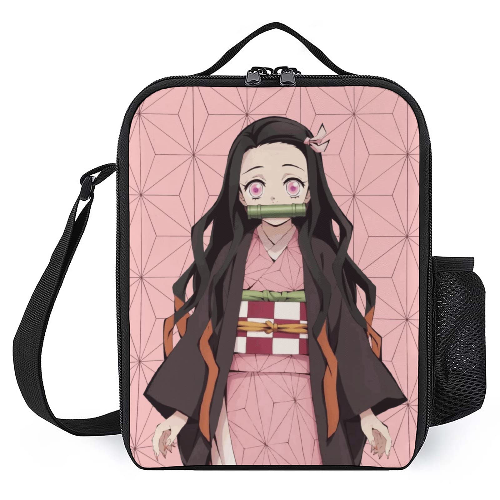 Portable Anime Lunch Bag - Waterproof Insulated Cooler Tote for Men, Women & Teens - Perfect for School, Work, Picnics & Outdoor Activities