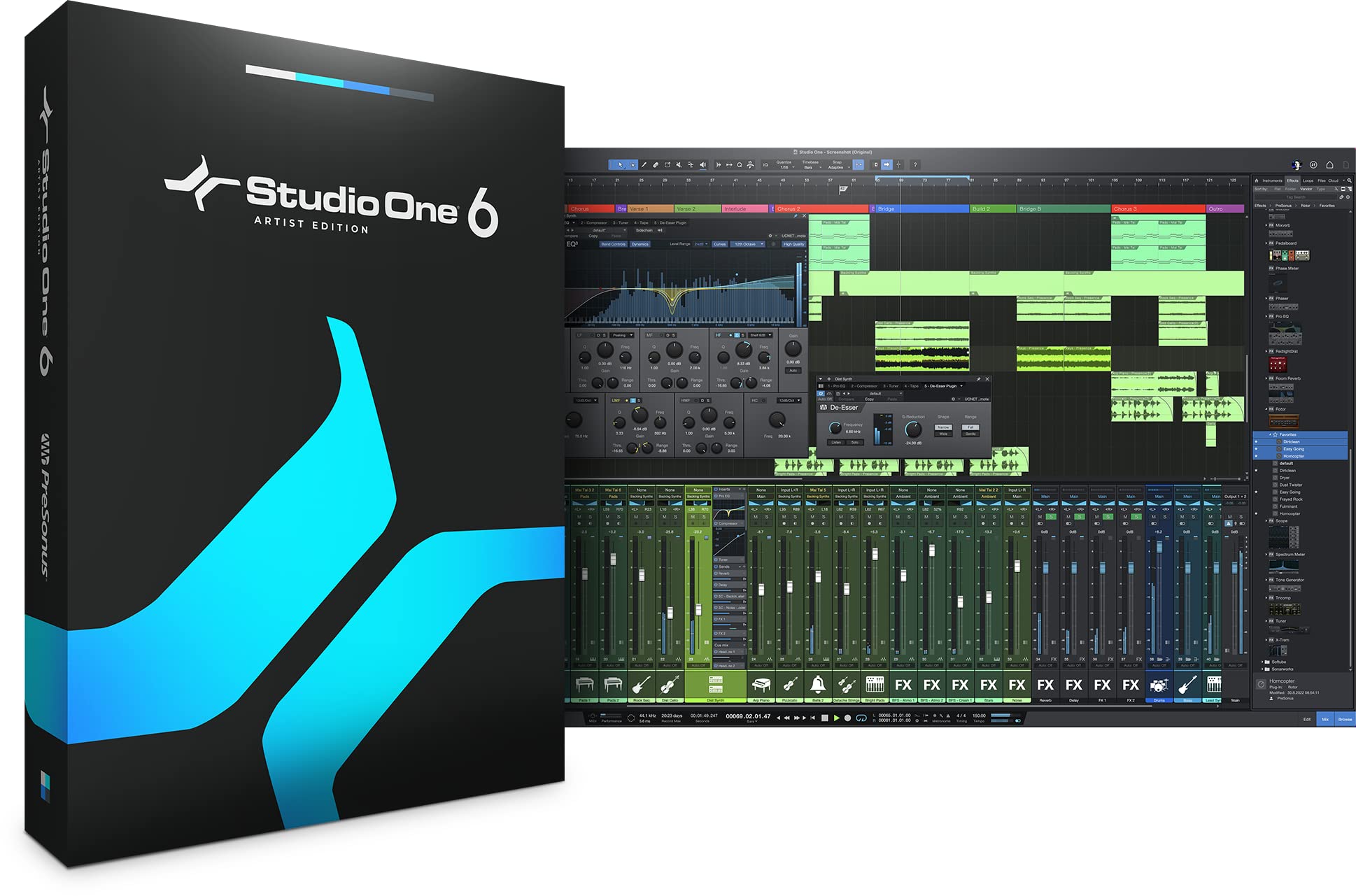 PreSonus Faderport USB DAW Controller with Studio One Artist & Ableton Live Lite - Professional Music Production Control Surface for Recording, Mixing & Home Studio Use