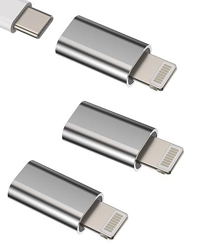 10W USB-C female to Lightning male 3Silver