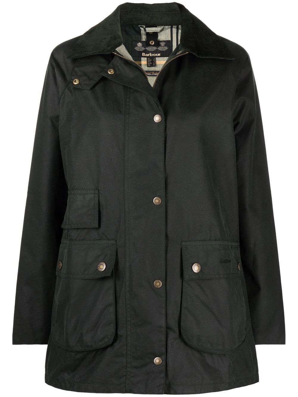 Barbour Green Waxed Jacket for Men & Women | Waterproof Outdoor Coat for Hiking, Hunting & Countryside Adventures
