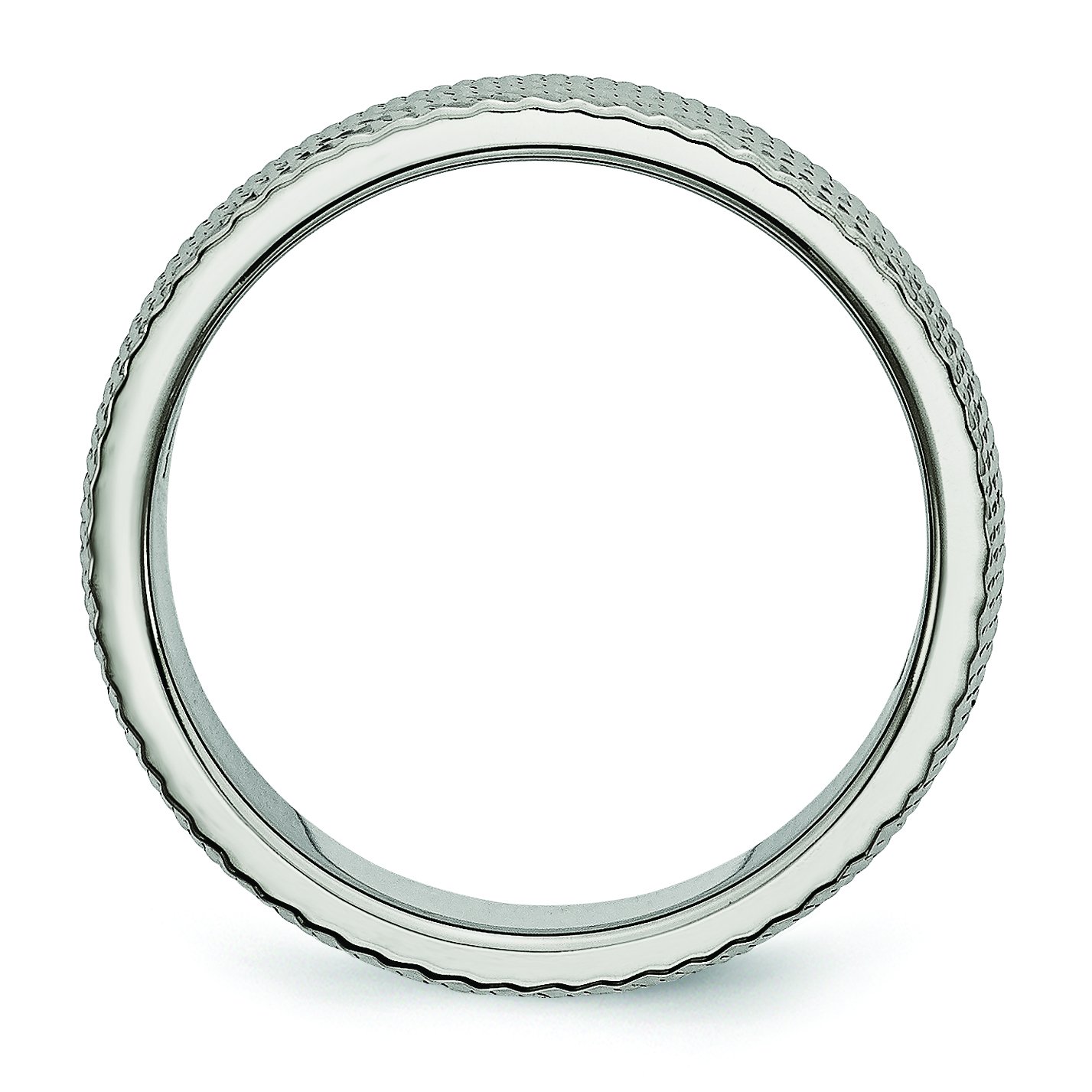 6mm Titanium Men's Wedding Band Ring - Textured Flat Edge Design for Comfort & Style - Perfect for Engagement, Anniversary & Everyday Wear