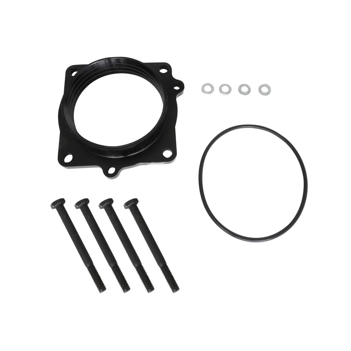 Airaid 300-577 PowerAid Throttle Body Spacer for Improved Engine Performance - Compatible with Ford, Chevy & Dodge - Perfect for Off-Roading & Towing