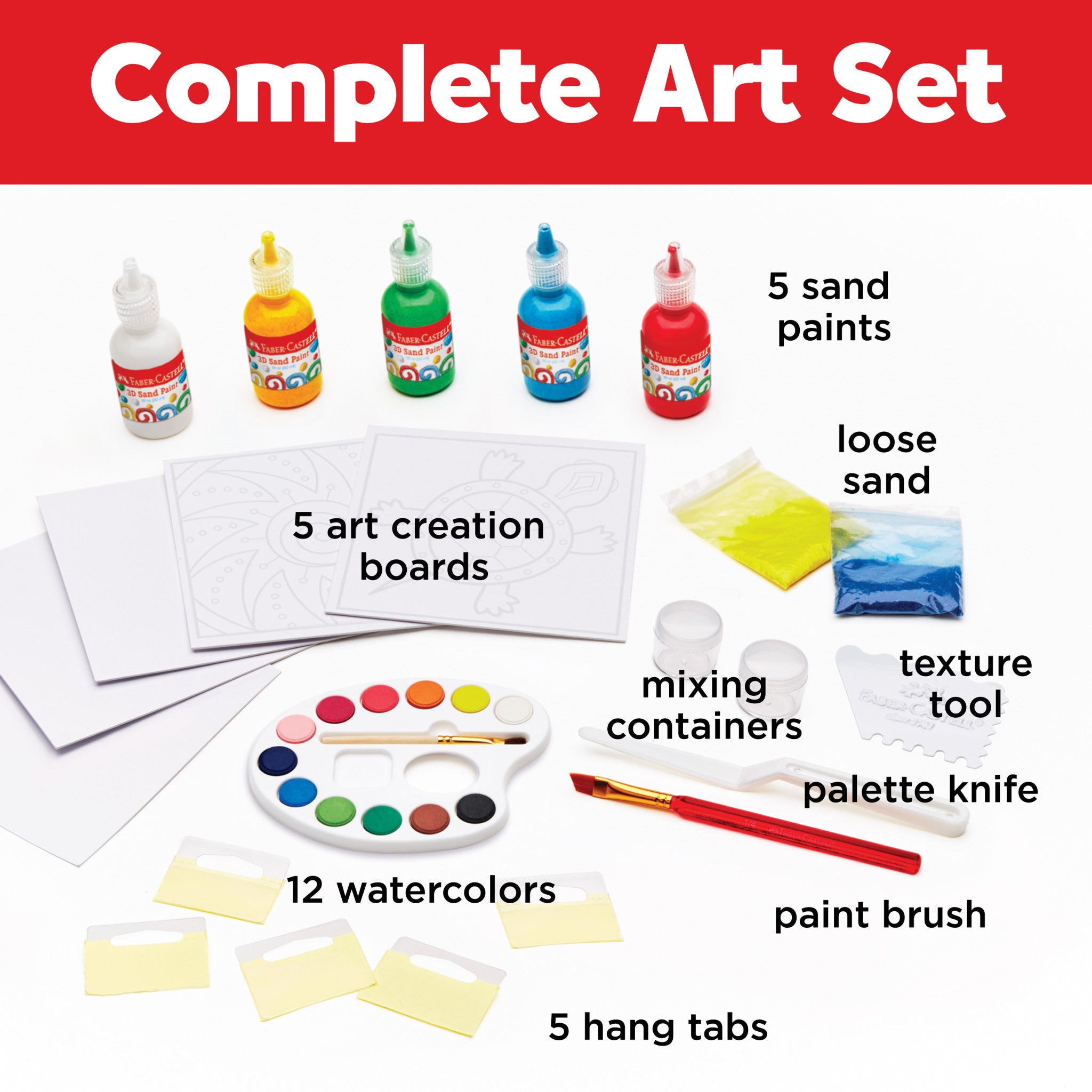 3D Sand Painting Kit for Kids - Creative Art Activity Set #14328 - Perfect for Birthday Gifts, Classroom Projects & Sensory Play