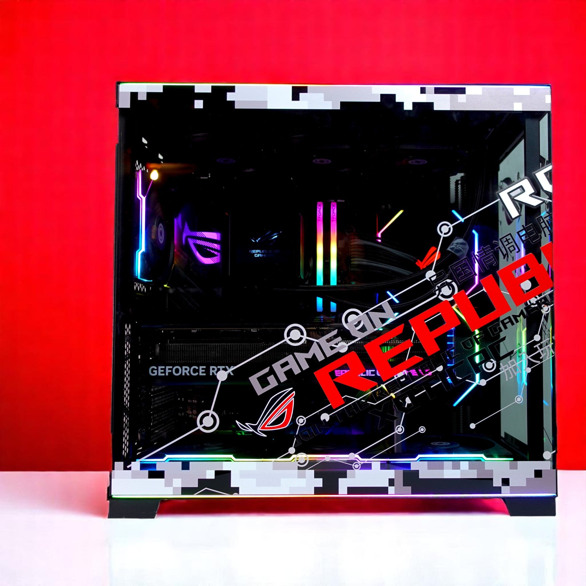 EVO ROG O11D Ultimate Gaming PC - Prebuilt & Ready to Ship | High Performance Desktop for Streaming, Esports & VR Gaming