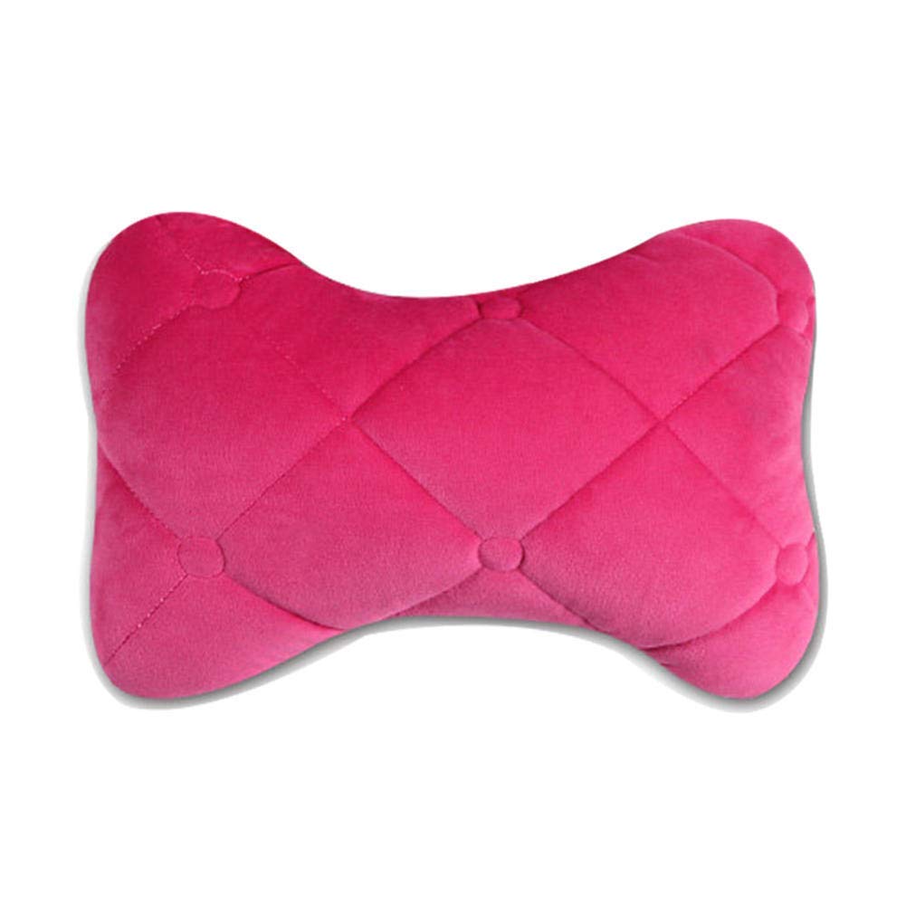 Xinmier Universal Car Headrest Pillow - Soft Neck Support Cushion for Comfort & Pain Relief - 4 Seasons Auto Interior Accessory (Pink, 1pc) - Perfect for Long Drives, Road Trips & Commuting