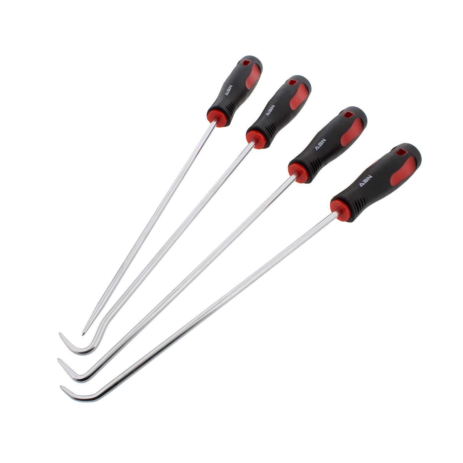 ABN 4-Piece Hook & Pick Set - Automotive Hose Removal Tools for Radiator, Coolant & Clamps | DIY Car Repair Kit