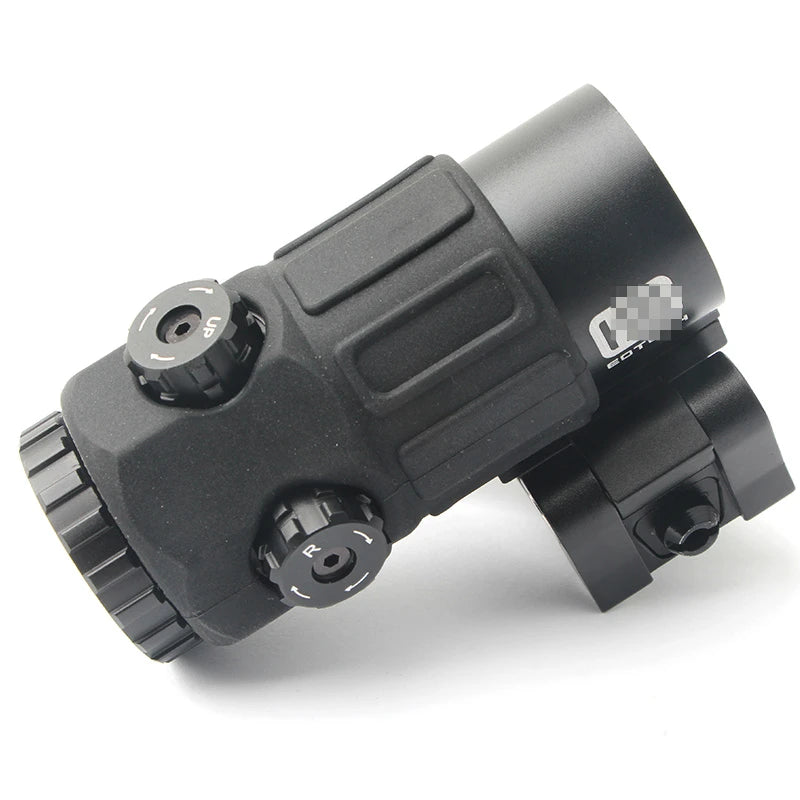 Tactical G33 G43 3X Magnifier Sight Scope & G45 5X Magnifier - Flip to Side Mount for 558 556 553 Holographic Reflex Red Dot Sights - Perfect for Hunting, Shooting Range & Tactical Training