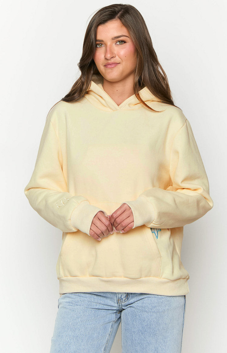 Beginning Cream Star Hoodie - Soft & Cozy Pullover Sweatshirt for Men & Women | Perfect for Casual Wear, Street Style & Loungewear