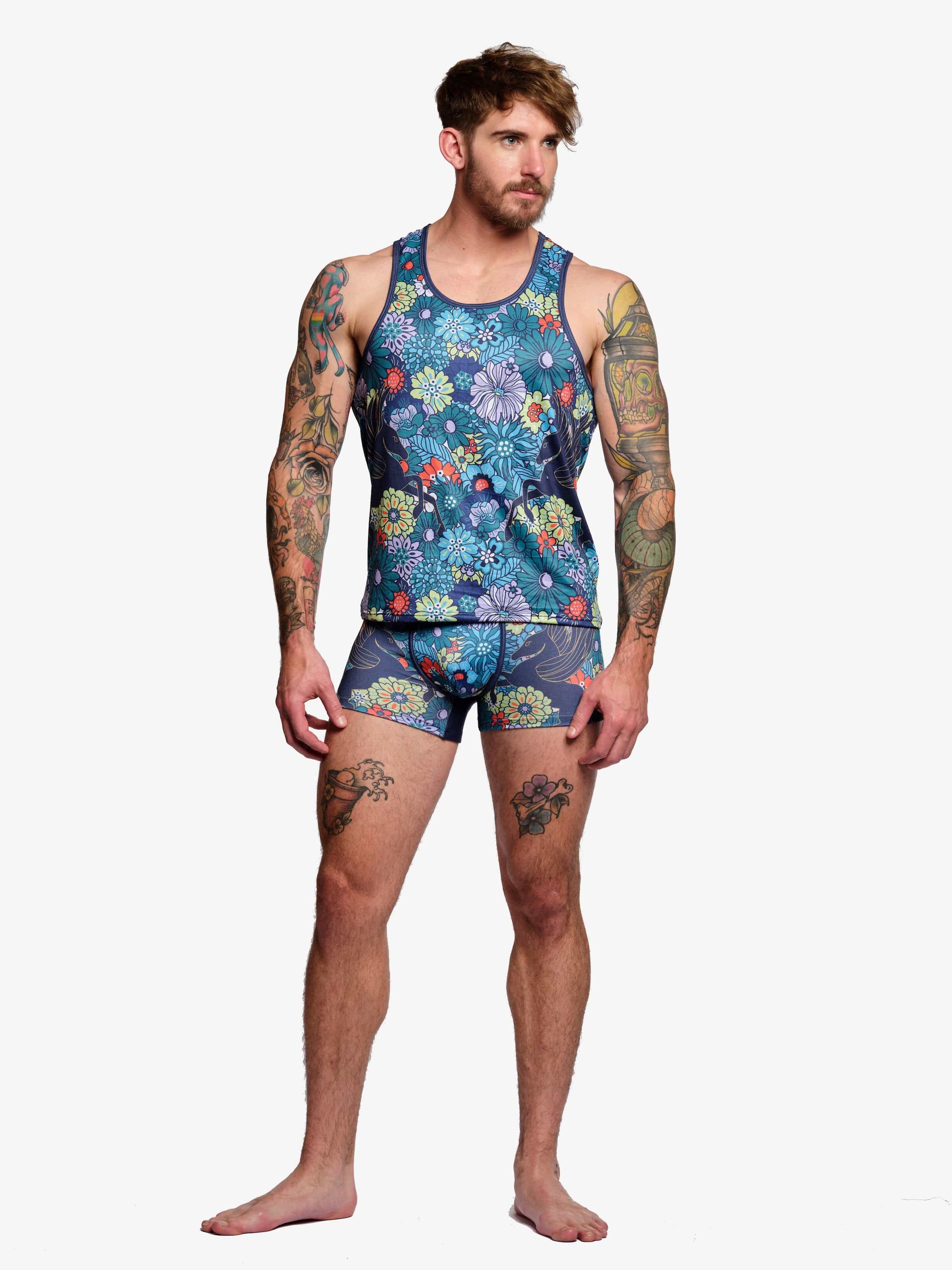 Pegasus Tank Blue - Premium Quality Men's Casual T-Shirt | Soft Cotton Comfort Fit | Streetwear & Everyday Wear | Perfect for Gym, Lounge & Outdoor Activities