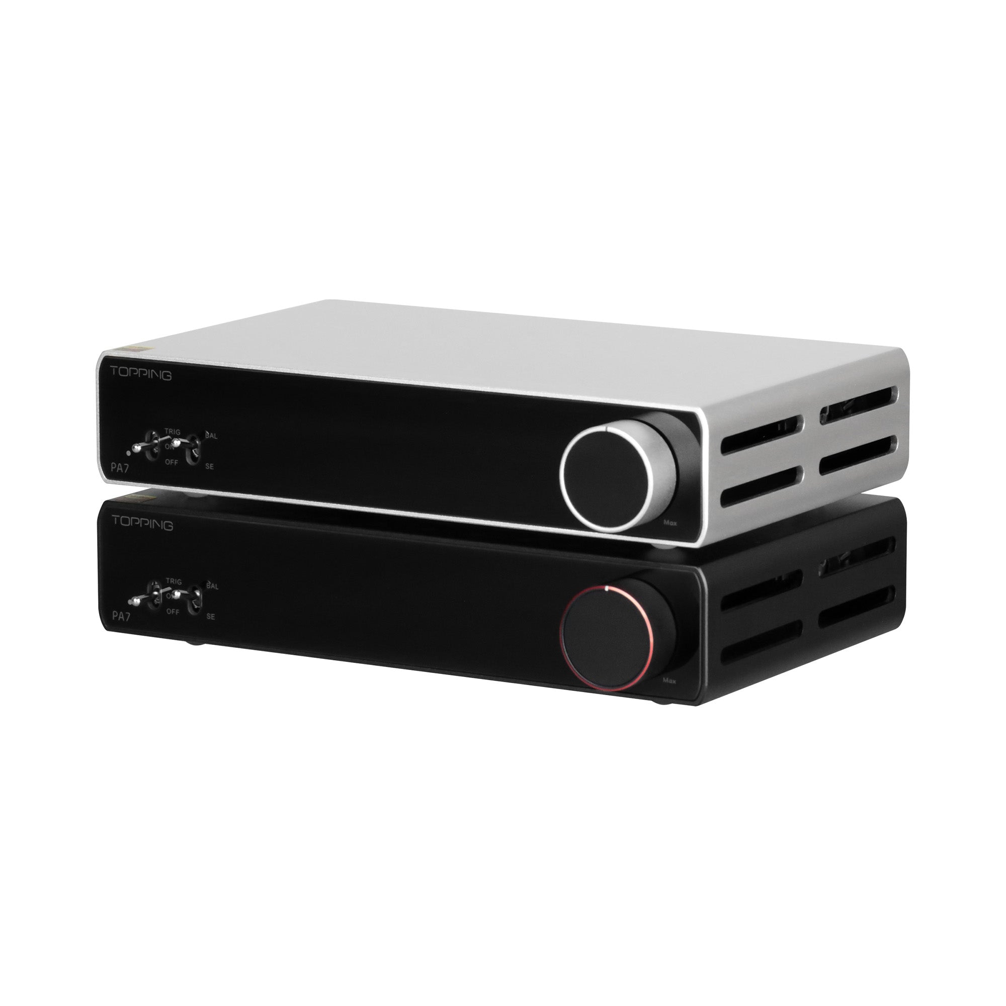 Topping PA7 Plus High-Performance Power Amplifier - 300W x2 Stereo Audio Amp for Home Theater, Studio, and Hi-Fi Systems