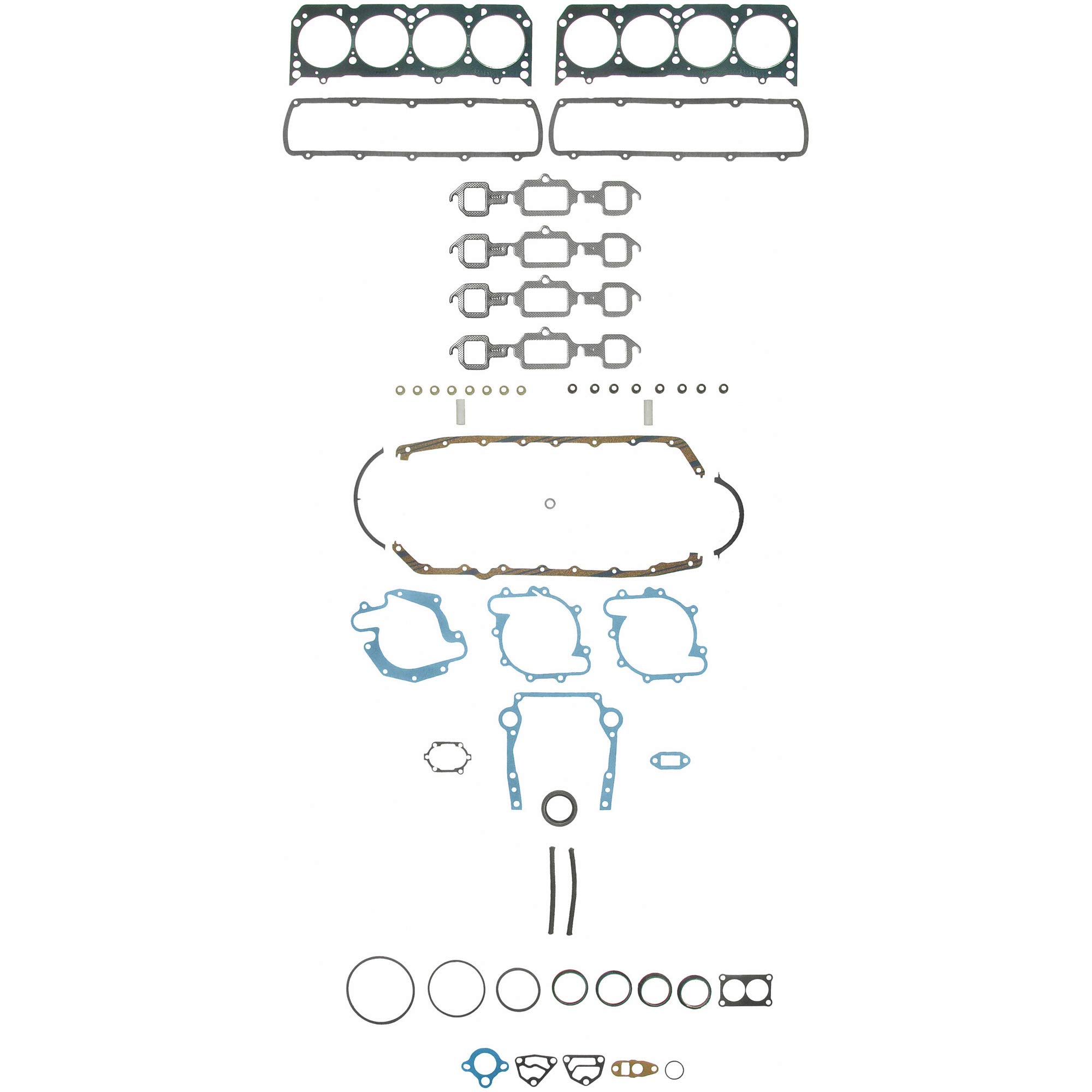 FEL-PRO FS 8171 PT-4 Complete Engine Gasket Set for Chevy, Ford, Dodge - Perfect for DIY Auto Repair & Engine Rebuilds