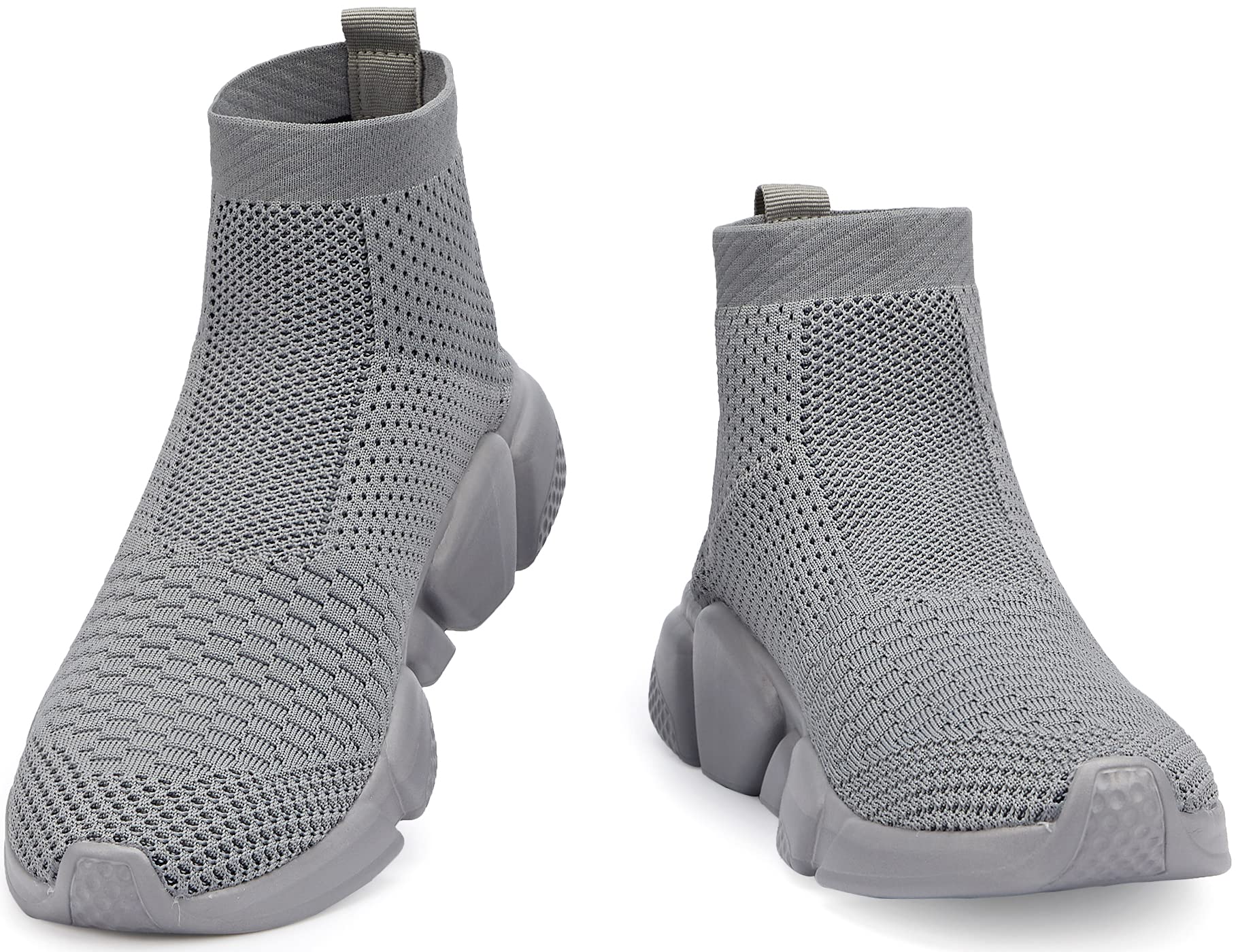 Santiro Women's Lightweight Slip-On High Top Sneakers - Comfortable Gym & Walking Shoes for Workout, Running, and Casual Wear