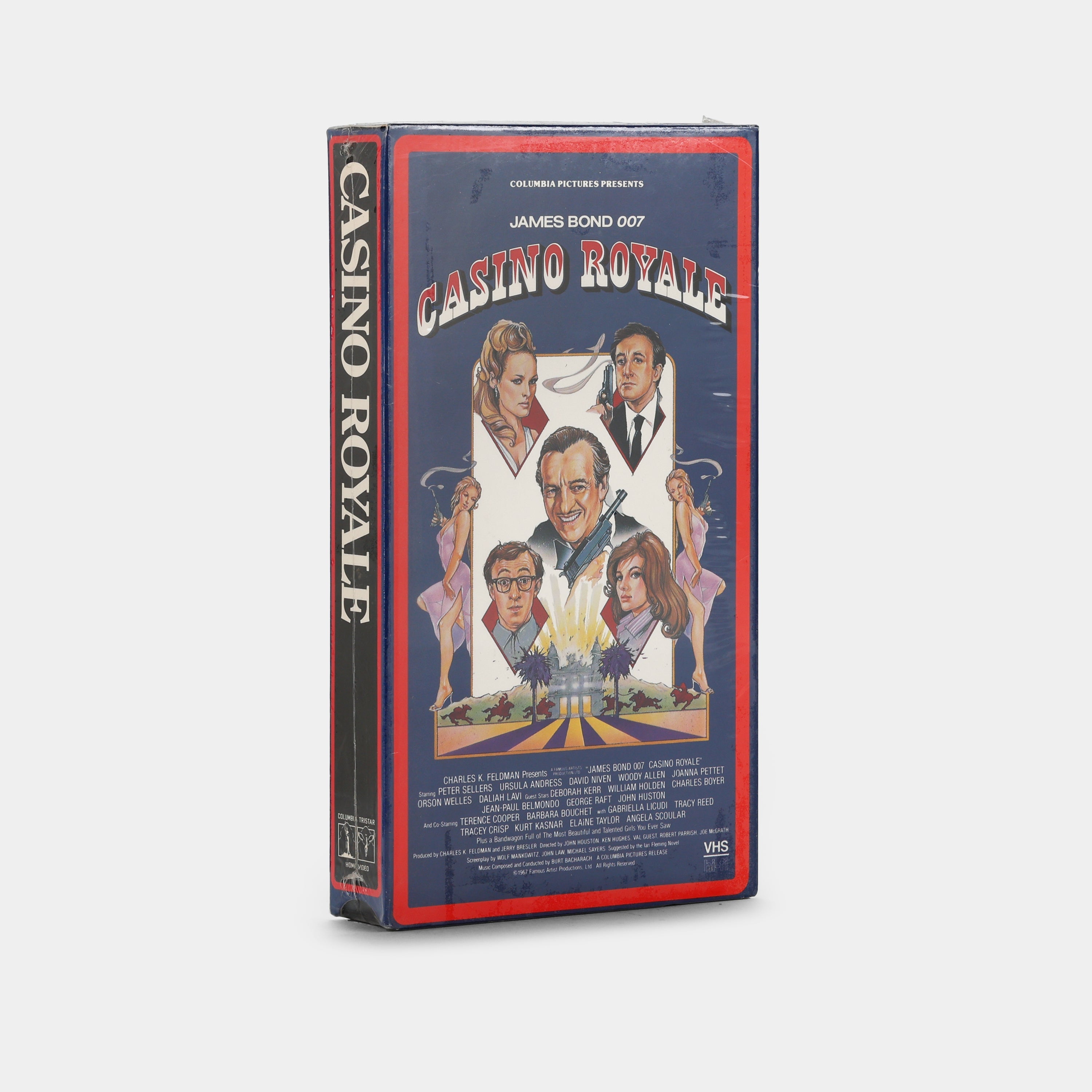 Casino Royale (Sealed) VHS Tape - Classic James Bond Movie for Collectors & Movie Enthusiasts - Perfect for Vintage Film Nights & Home Theater Collections