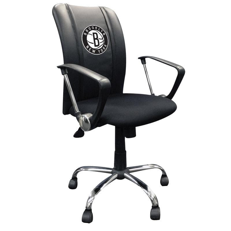 NBA Team Logo Dreamseat Curve Ergonomic Office Chair - Adjustable Height & Lumbar Support for Home, Gaming & Workspace Comfort