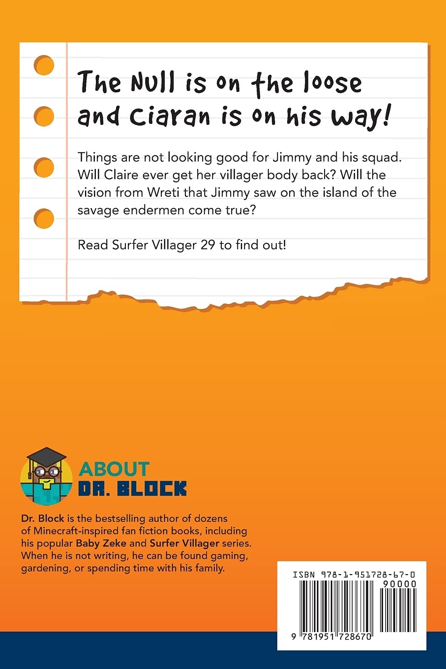 Diary of a Surfer Villager Book 29: Unofficial Minecraft Adventure Novel - Perfect for Minecraft Fans & Bedtime Reading