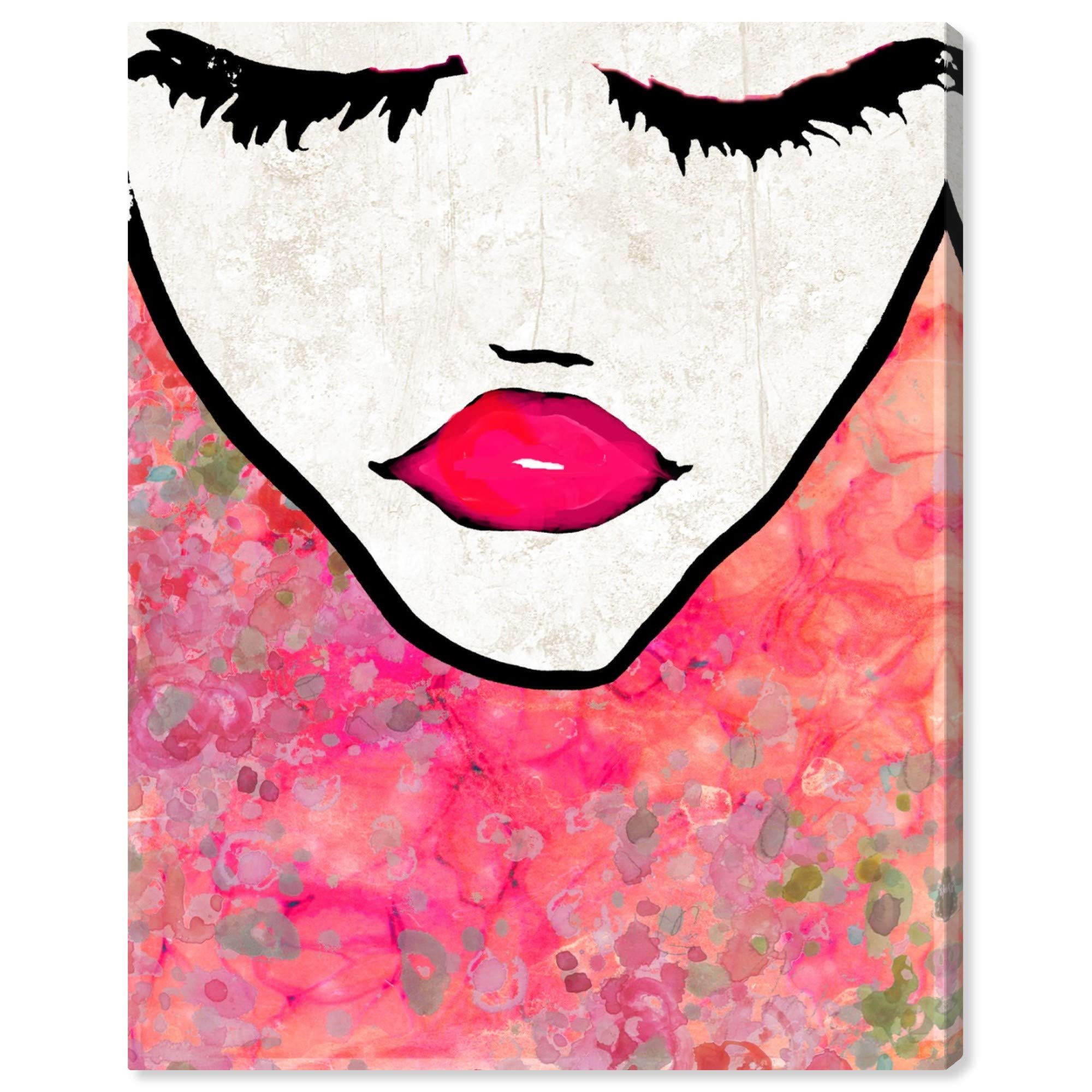 Oliver Gal Artist Co. 'Flower Coveted' Fashion Glam Wall Art Canvas Print - 36x45 Inch Modern Home Decor for Living Room, Bedroom & Office