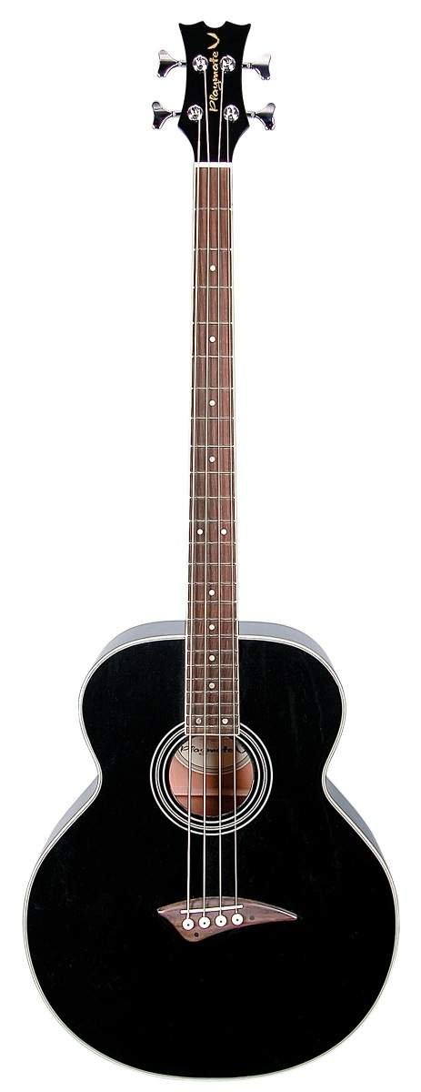 Dean Acoustic-Electric Bass Guitar - Classic Black Finish | Perfect for Live Performances, Studio Recording & Home Practice