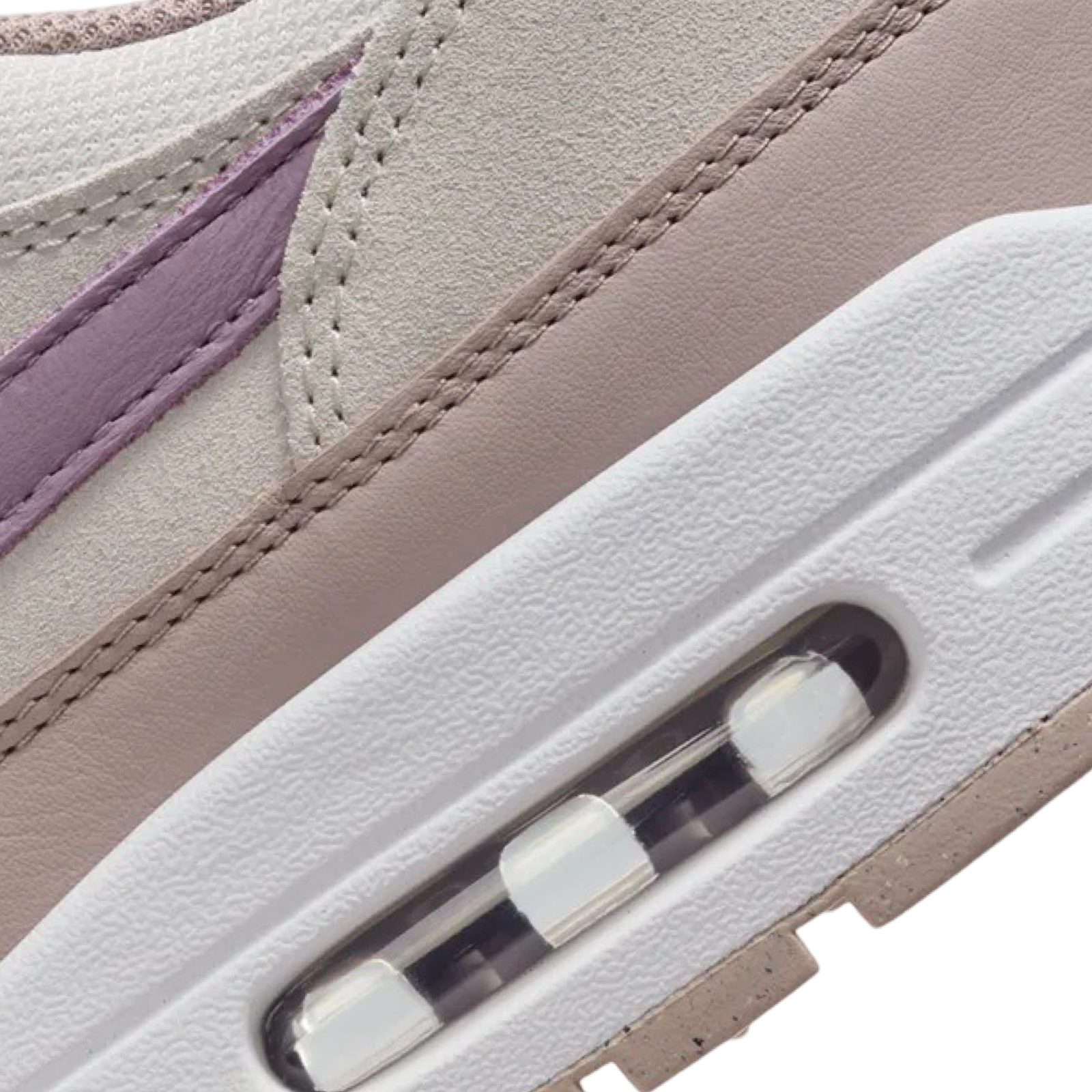 Nike Air Max 1 SC Light Bone Violet Dust Running Shoes - Men's Athletic Sneakers for Casual Wear, Gym & Street Fashion