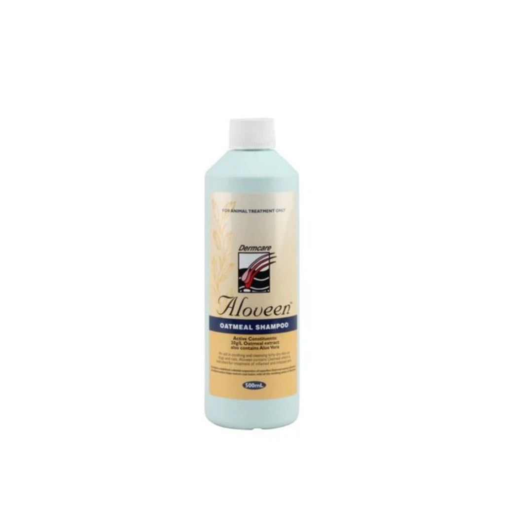 Dermcare Malaseb Medicated Shampoo for Dogs & Cats - 200ml & 1L Sizes | Aloveen Oatmeal Shampoo & Conditioner Set - 500ml & 1L | Vet-Recommended Pet Care Solution for Skin Irritations & Allergies - Perfect for Bathing & Grooming at Home