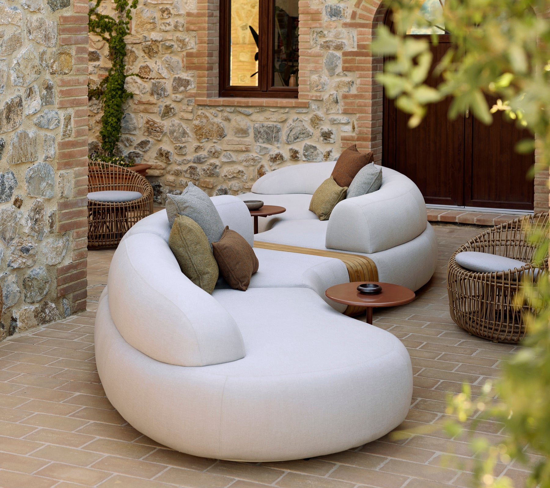 Modular Mellow Sofa Section - Left Side with Short Backrest for Living Room, Lounge, or Office Comfort