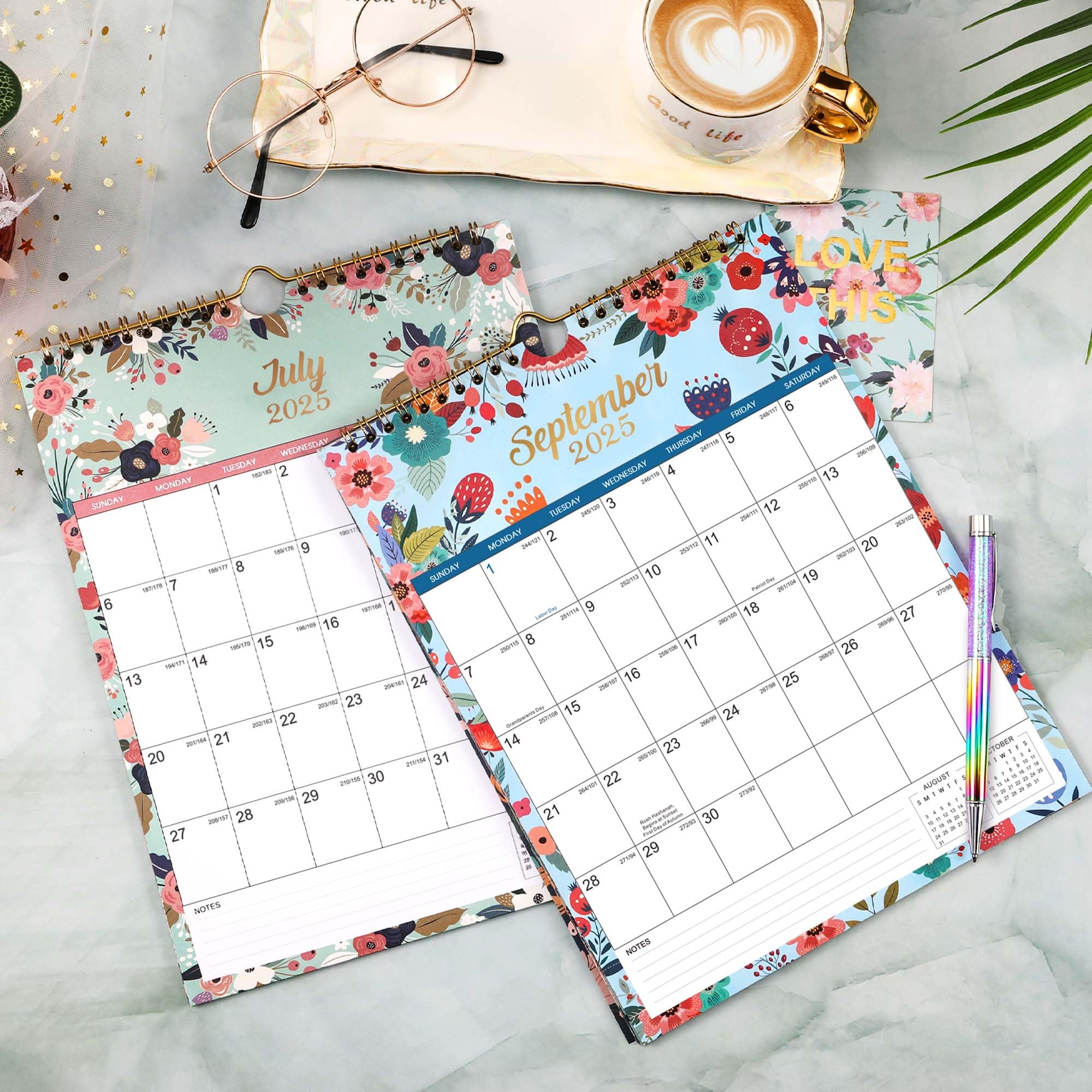 2025-2026 Wall Calendar | 18-Month Planner from July 2025 to December 2026 | 8.5