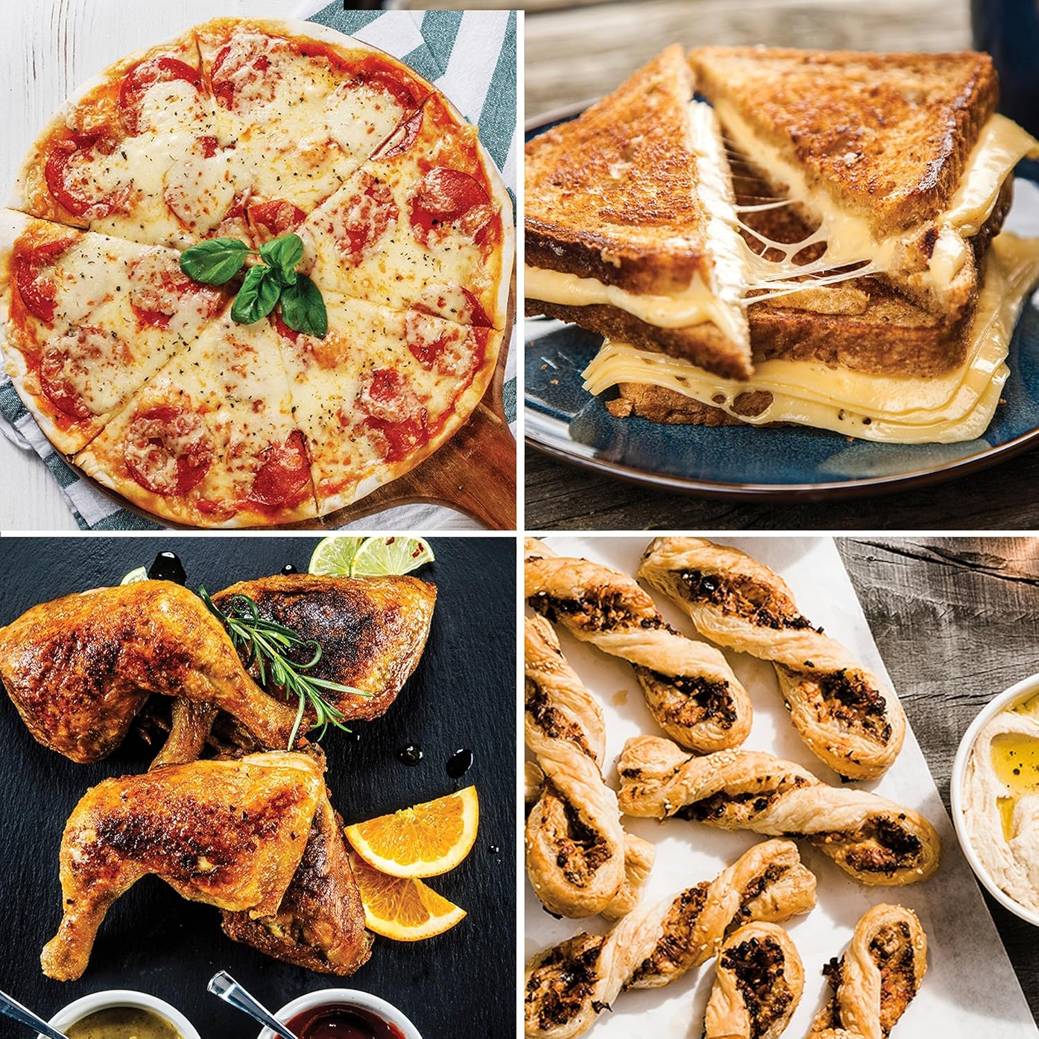 Ninja FT205CO Digital Air Fryer Toaster Oven - 10-in-1 Countertop Oven with XL Capacity, Extended Height & Flip-Up Storage | Includes Air Fry Basket, Sheet Pan, Broil Rack, Wire Rack & Crumb Tray | Perfect for Baking, Roasting, Air Frying & Meal Prep in Small Kitchens
