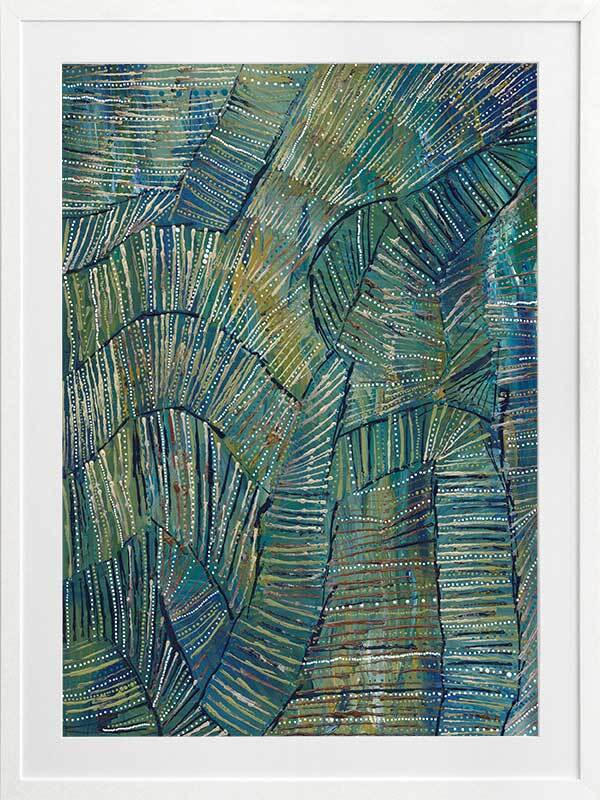 Dhala Bu Nya Framed Art Print - Modern Wall Decor for Living Room, Bedroom & Office - Premium Canvas Painting for Home & Office Decor