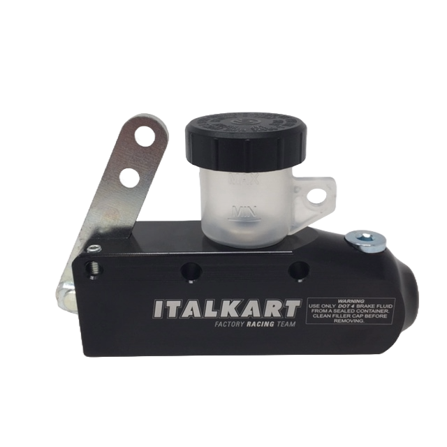 Italkart Master Cylinder with Reservoir - Straight Fitting for Hydraulic Brake System | Compatible with Motorcycles, ATVs & UTVs | Durable Brake Fluid Container for Off-Road & Street Vehicles