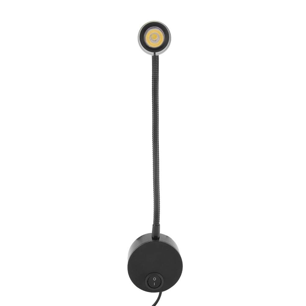 Garosa Adjustable LED Desk Lamp - Touch Control Dimmable Reading Light with Flexible Gooseneck for Bedroom, Office, Study, Workbench, Hotel (50~240V) - Perfect for Night Reading, Studying, and Workspace Lighting