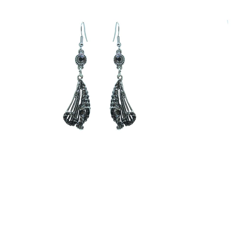 Vintage Multi-Layer Crystal Drop Earrings for Women - Bohemian Ethnic Dangle Jewelry - Perfect for Parties, Weddings & Boho Fashion
