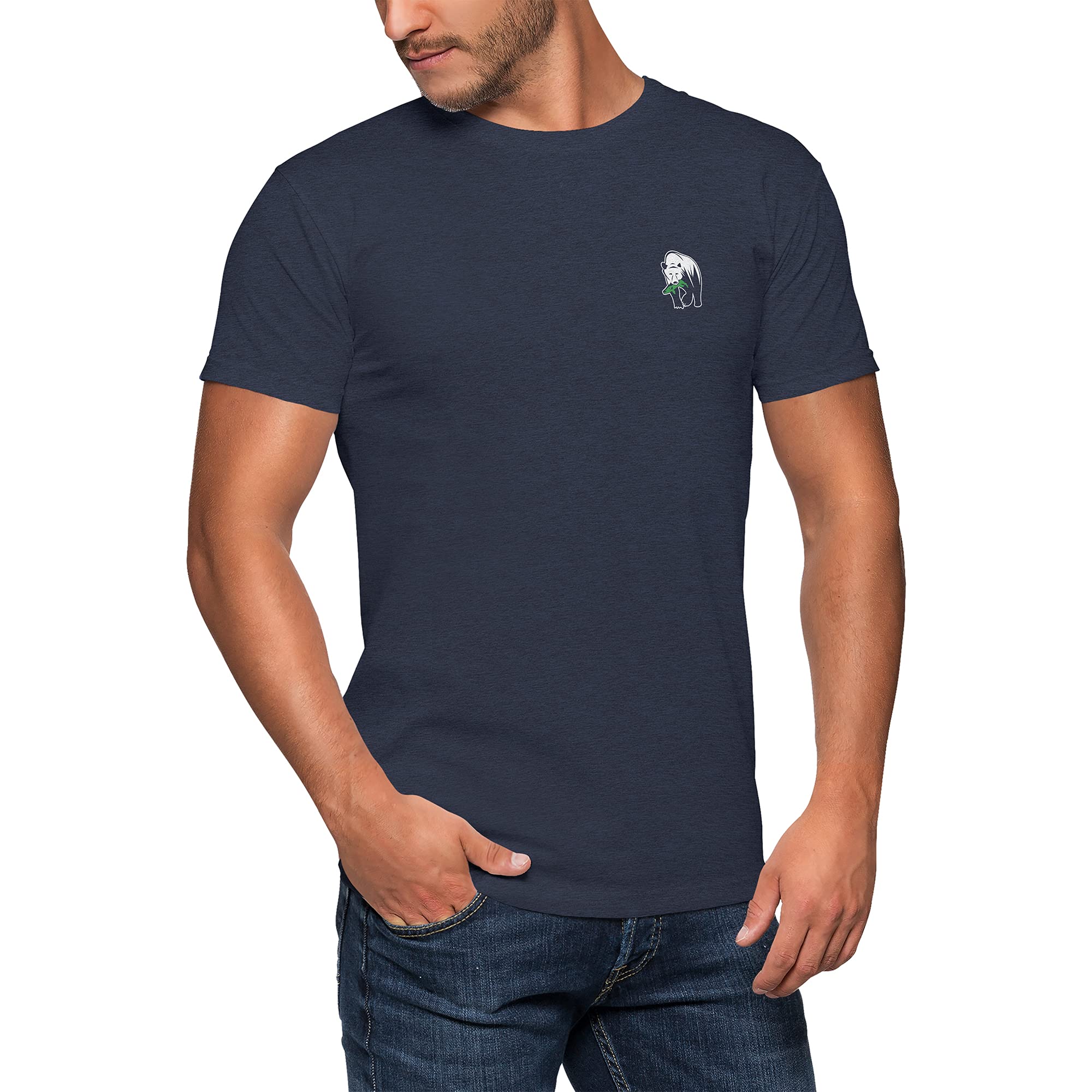 GIMMEDAT Men's Big Mouth Bass Graphic Fishing T-Shirt - Comfortable Outdoor Casual Wear - Perfect Gift for Dad & Anglers - Ideal for Fishing Trips, Outdoor Adventures & Casual Outings
