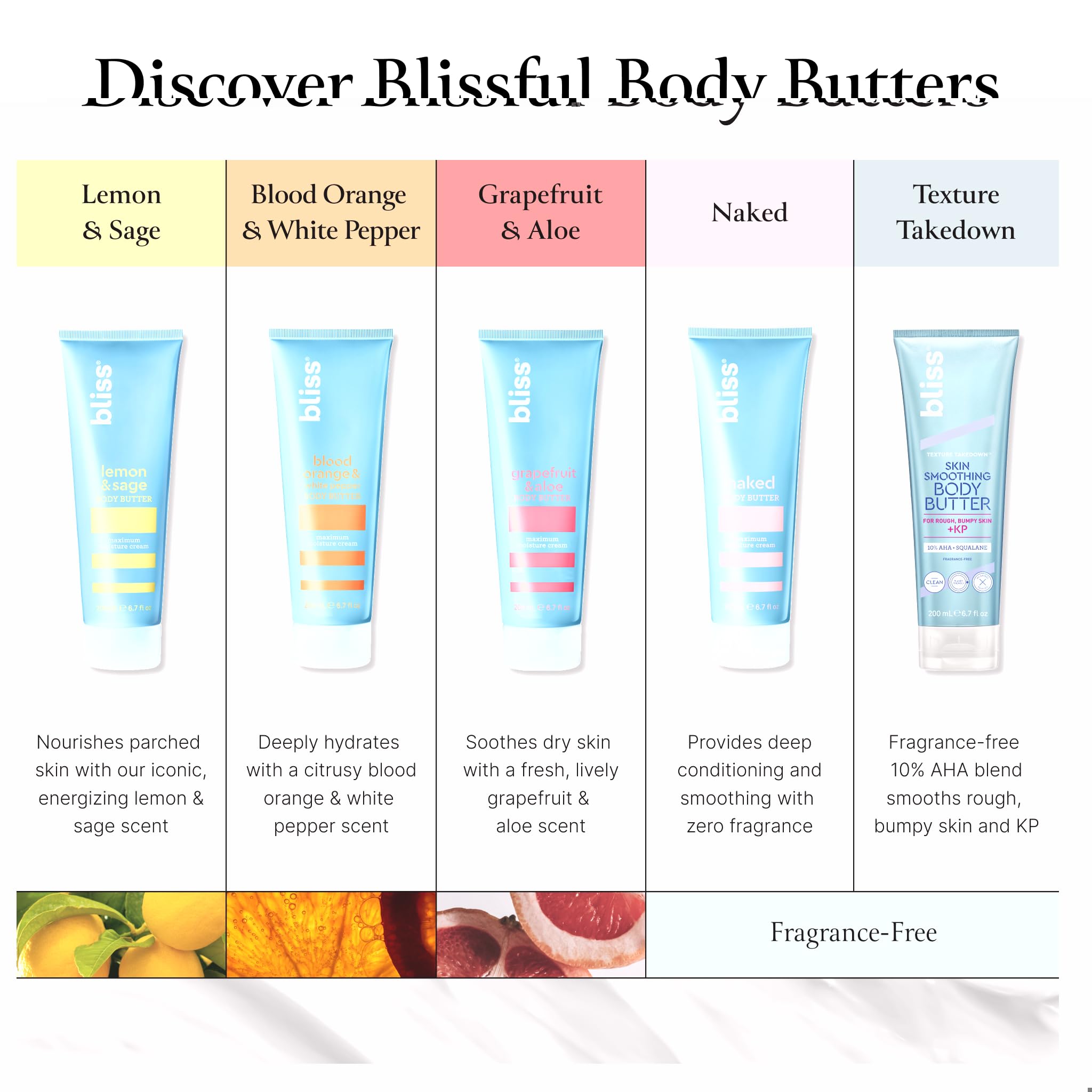 Bliss Body Butter - Ultra Hydrating Moisturizer for Dry Skin, 6.7 fl oz - Perfect for Daily Use & Post-Shower Hydration