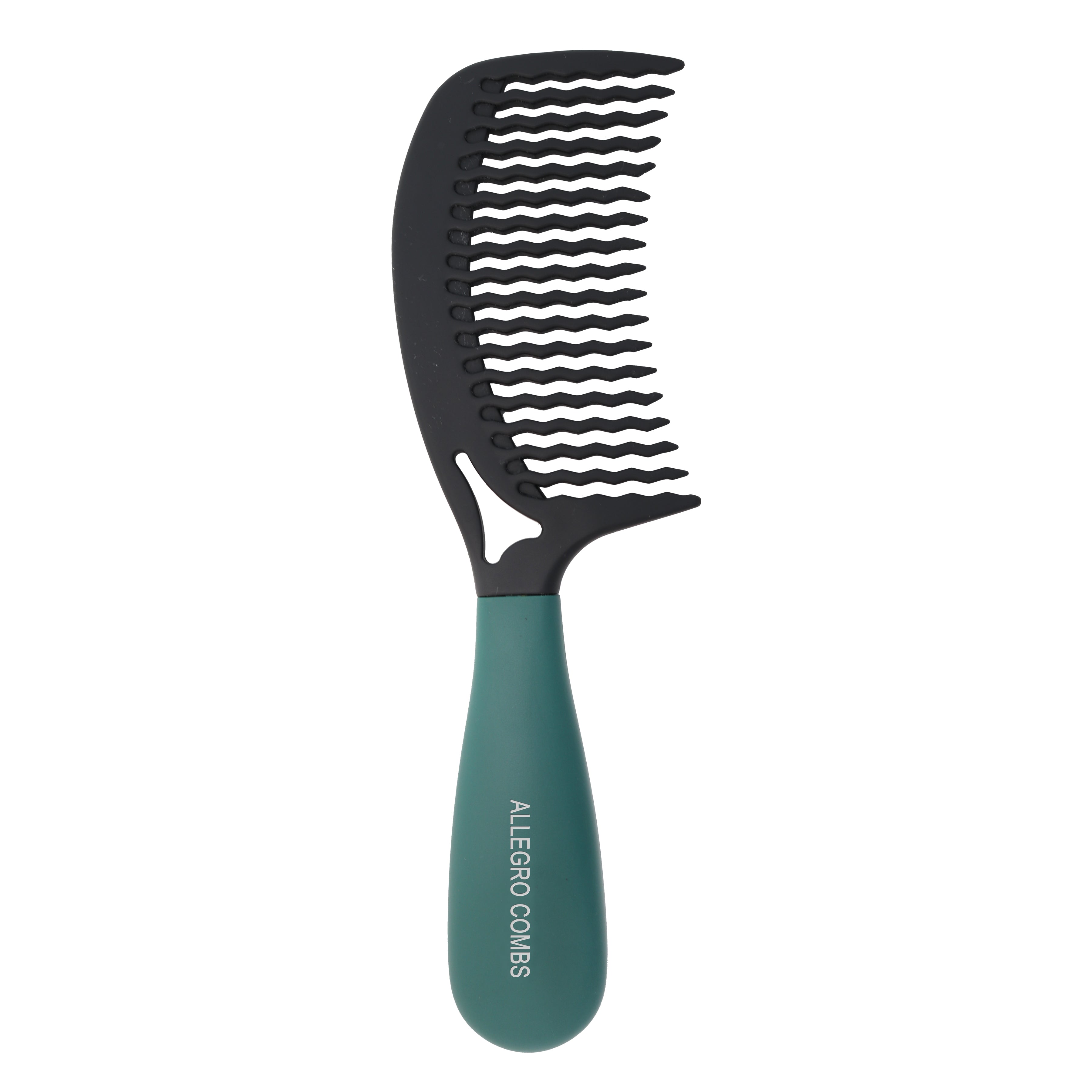 Allegro Combs Gripforte Wide Tooth Comb for Curly Hair - Detangling Hair Brush for Thick, Wavy & Natural Curls - Perfect for Salon, Home & Travel Use