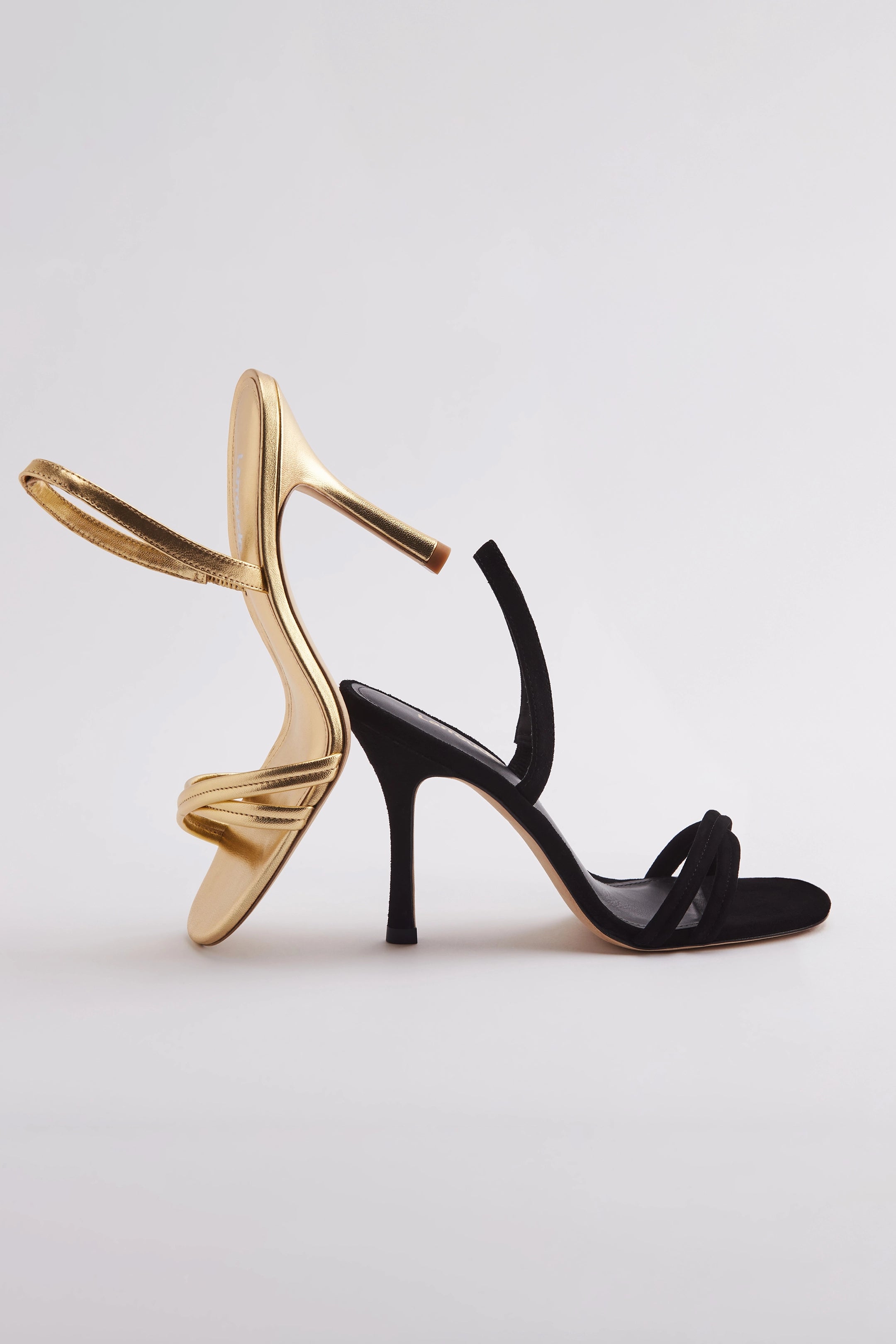 Annie Gold Metallic Leather Sandals - Women's Fashion Shoes for Summer, Beach, and Casual Outings