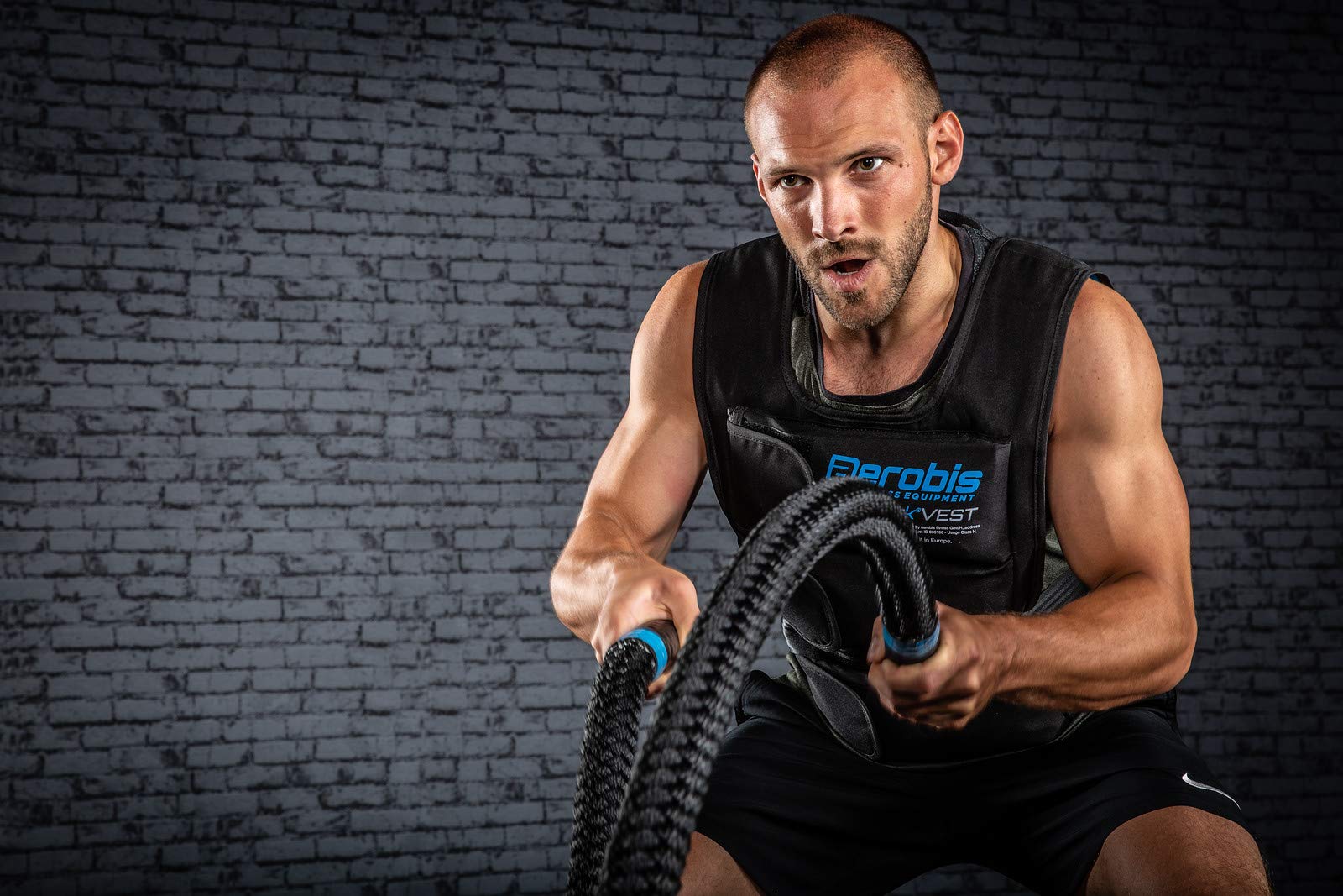 Blackthorn Battle Rope - Heavy Duty Crossfit Training Rope for Strength & Endurance Workouts | Ideal for Gym, Home Fitness & Outdoor Training