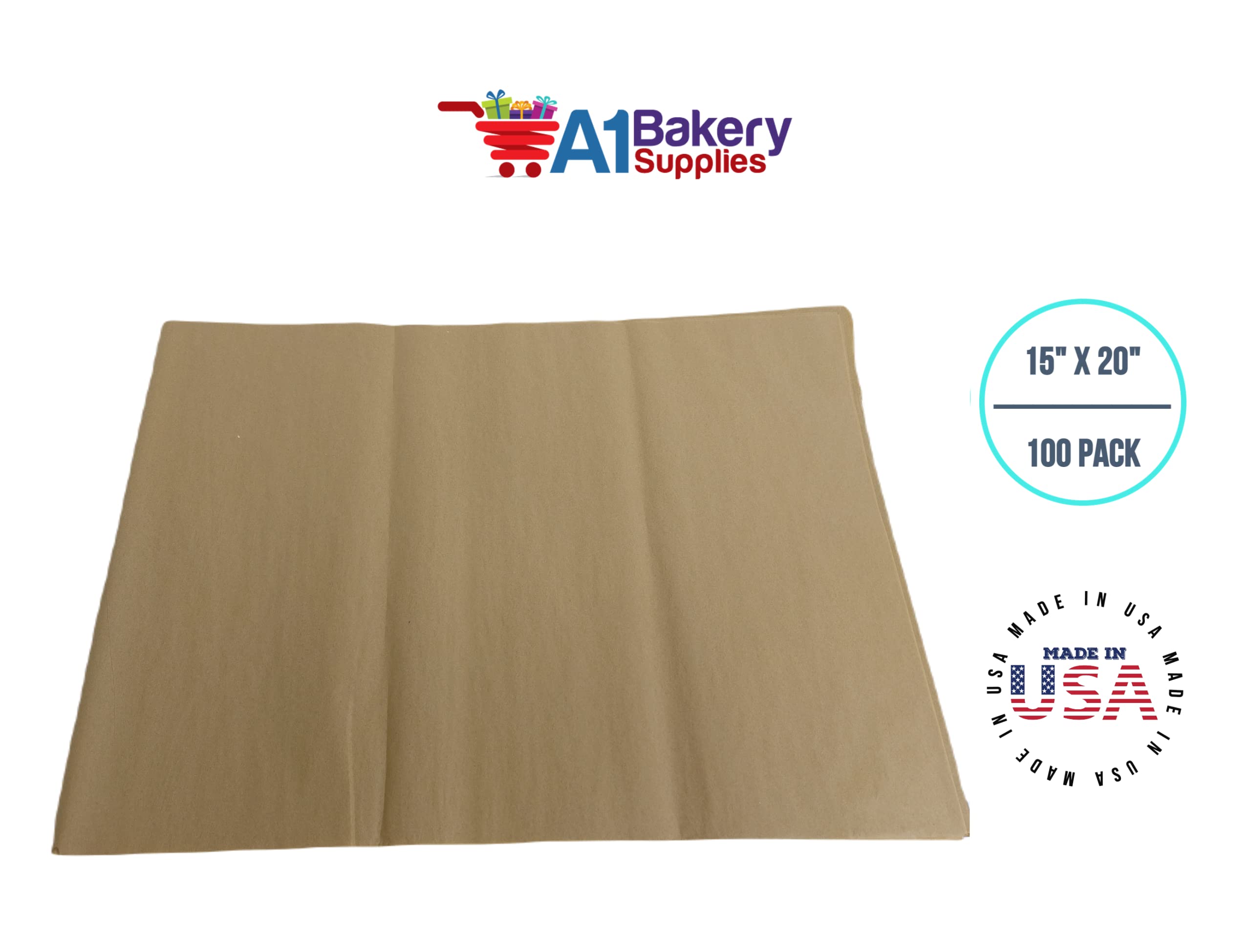 Premium Antique Gold Tissue Paper 15x20 Inches - 100 Sheets for Gift Wrapping, Party Decor & Craft Projects