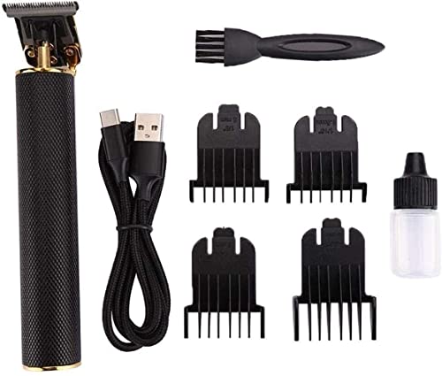 Professional Electric Hair Clippers & Trimmer Kit for Men - Self Haircut, Beard & Detail Trimming - Cordless Rechargeable Barber Tools for Home Use & Travel Grooming