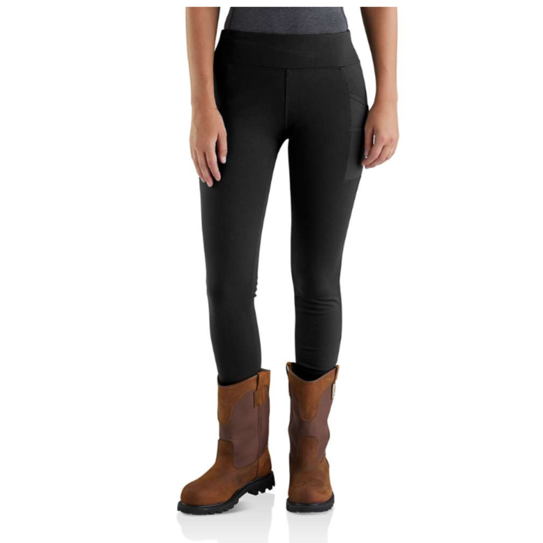 Carhartt Women's Force Lightweight Utility Legging - Durable Workout & Hiking Pants for Active Women - Perfect for Gym, Outdoor Adventures & Everyday Wear