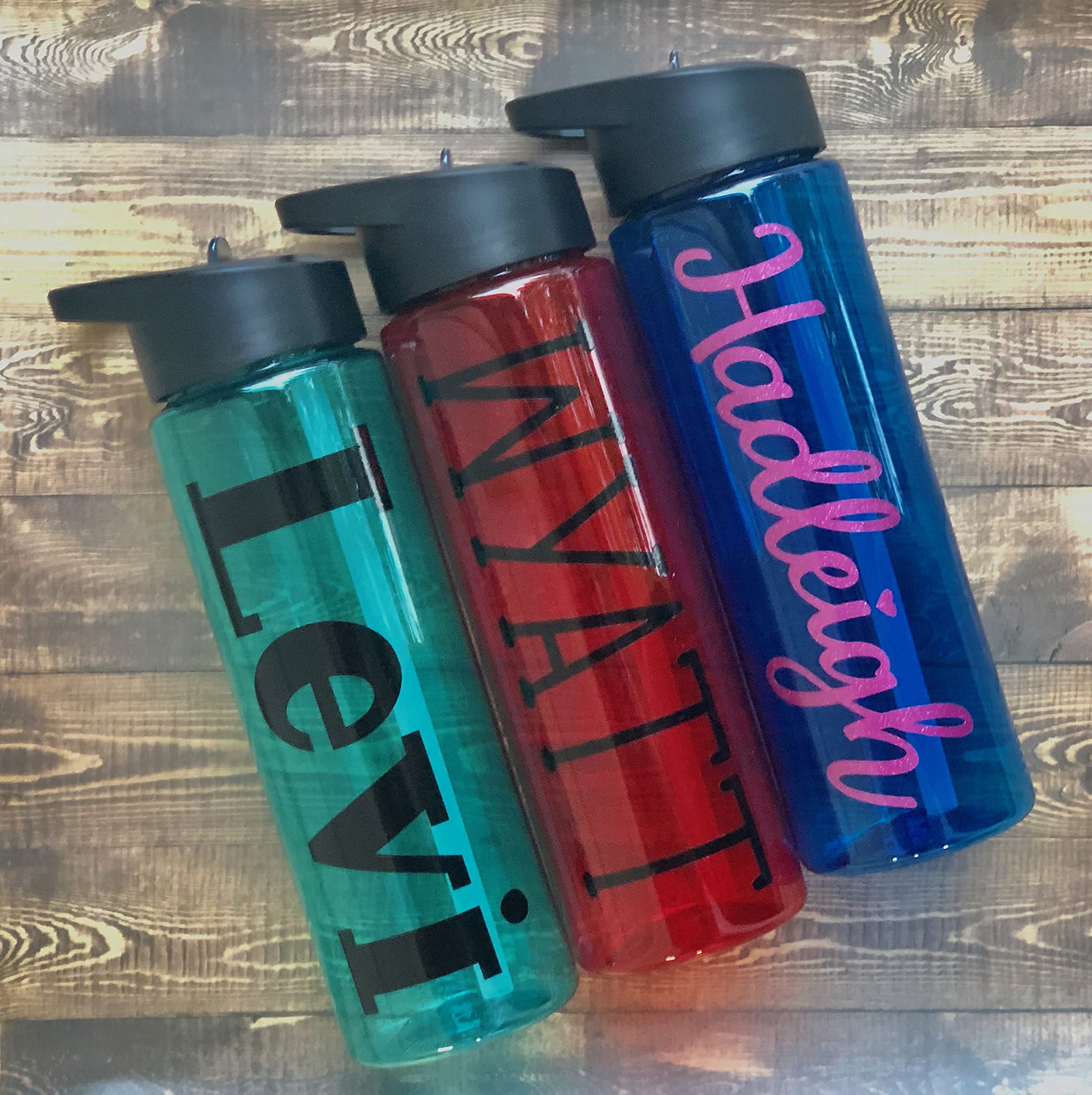 **Maars 24 oz Personalized Water Bottle with Straw - Custom Name & Design, Leak-Proof Flip Top Lid - Ideal for Camp, School, Gym, Sports Teams & Cheerleading - Great Gift for Kids & Adults**    *(Use Cases: Stay hydrated during workouts, school activities, team sports, hiking, or daily commutes with this stylish and functional water bottle.)*