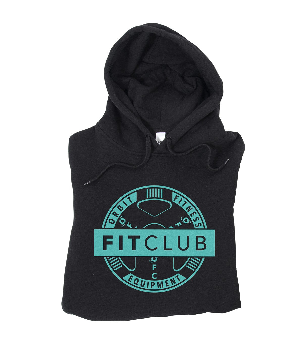Orbit FitClub Unisex Hoodie - Black | Comfortable & Stylish Pullover for Men & Women | Perfect for Gym, Running & Casual Wear