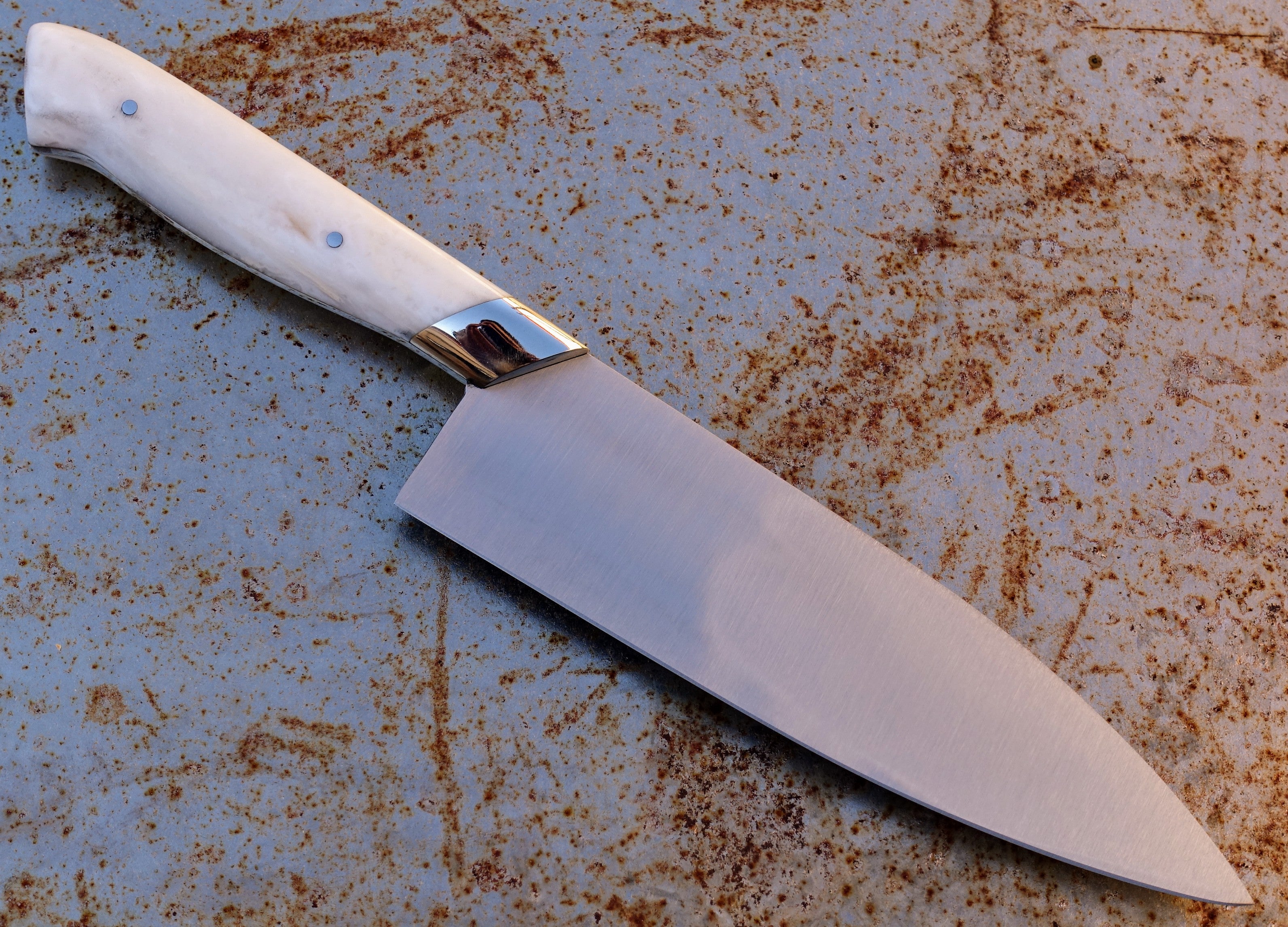 Premium Boldric Prototype #1 8-Inch Chef Knife - High Carbon Stainless Steel Kitchen Knife for Professional Chefs & Home Cooking - Perfect for Slicing, Dicing & Chopping Vegetables, Meat & Herbs