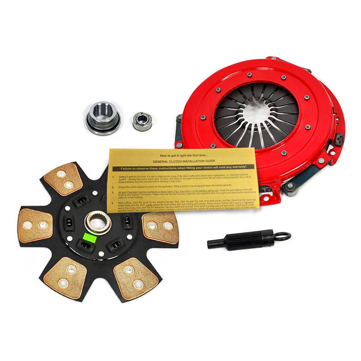EFT Stage 3 HD Clutch Kit for 86-01 Mustang & Cobra 4.6L 5.0L - 26 Spline Tremec Transmission - High Performance Upgrade for Drag Racing & Street Driving