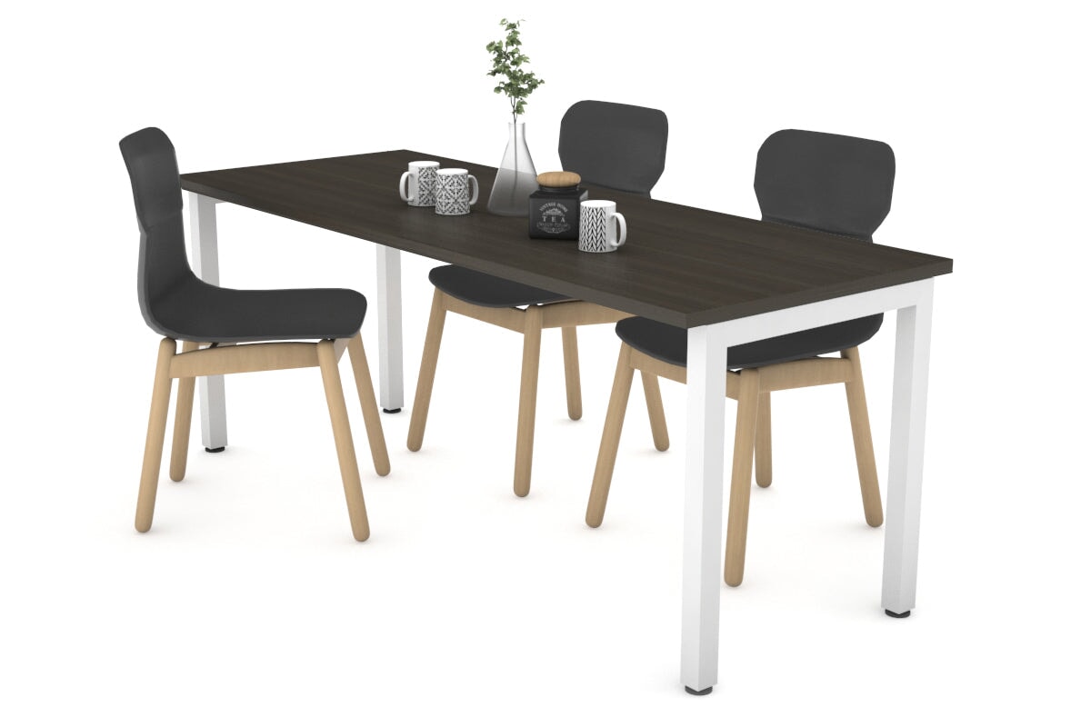 Quadro Square Legs Dining Table 1600L x 700W - Modern Kitchen & Dining Room Furniture for Small Spaces