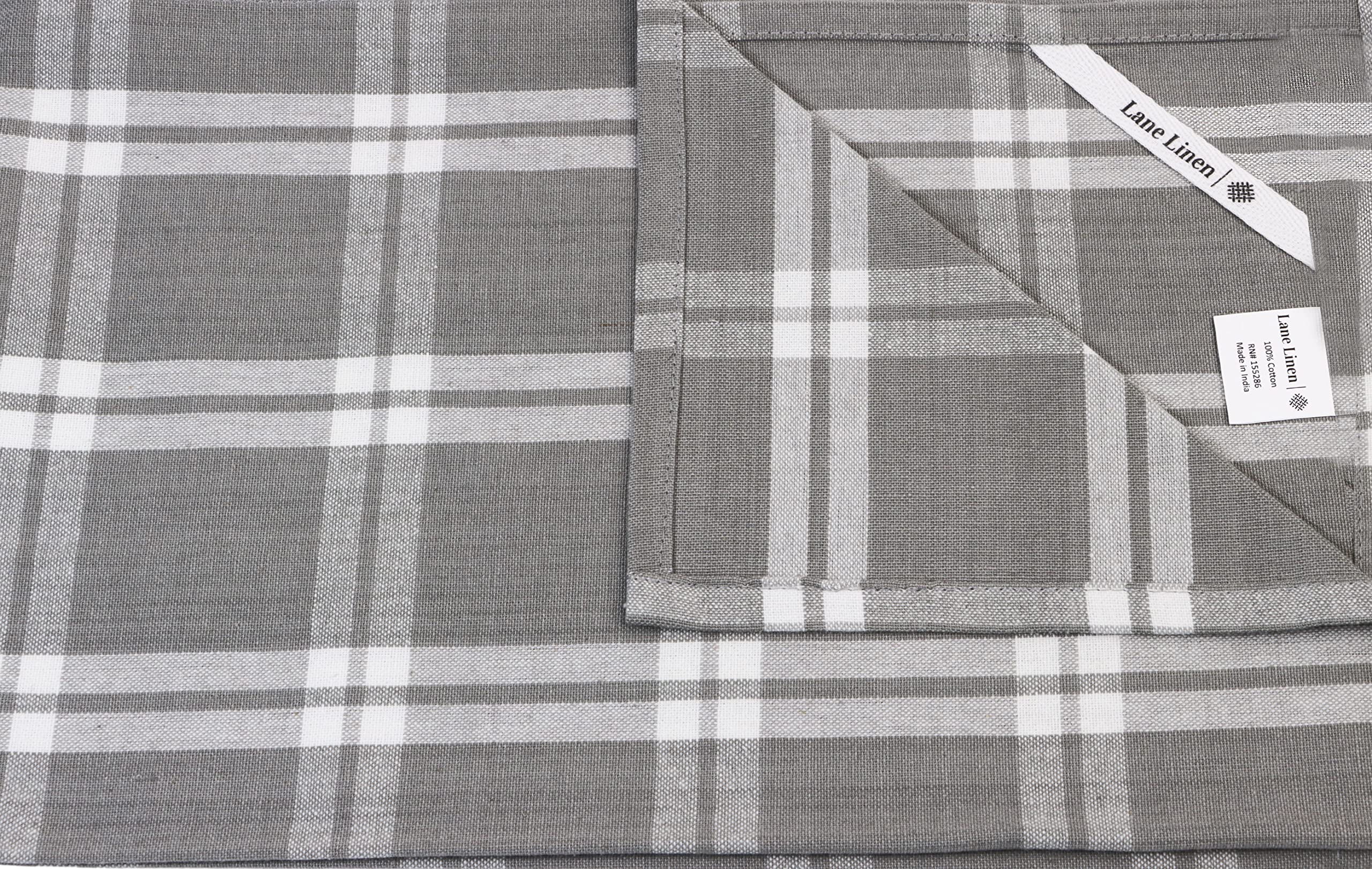 LANE LINEN 4-Pack Premium Cotton Kitchen Towels Set - 18