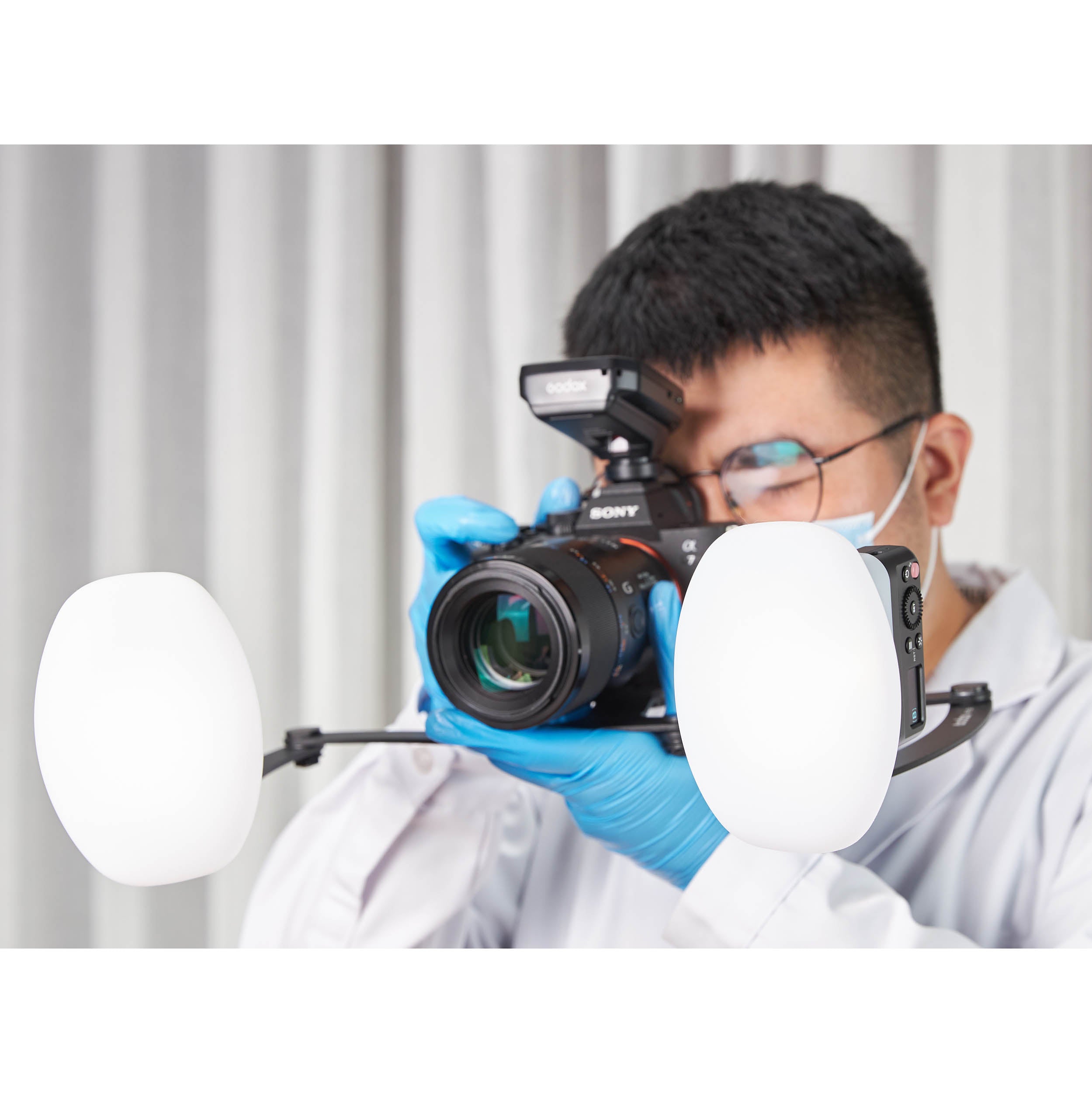 MF12 DK3 Twin Dental Photography Macro Flash Kit for DSLR Cameras – Perfect for Dental Clinics, Close-Up Shots & Professional Dental Photography